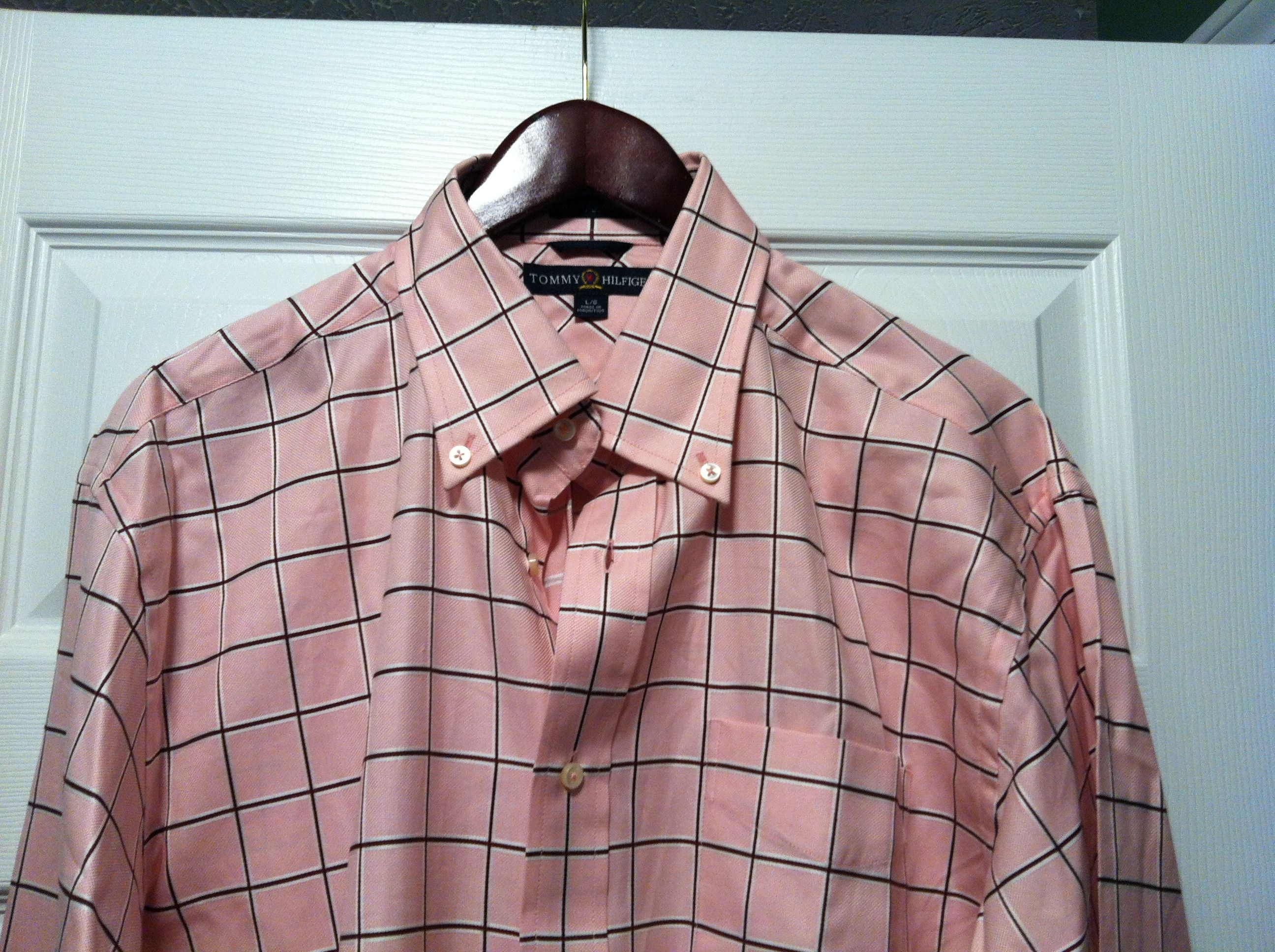 TOMMY HILFIGER MENS NEW CASUAL SHIRT SIZE: L