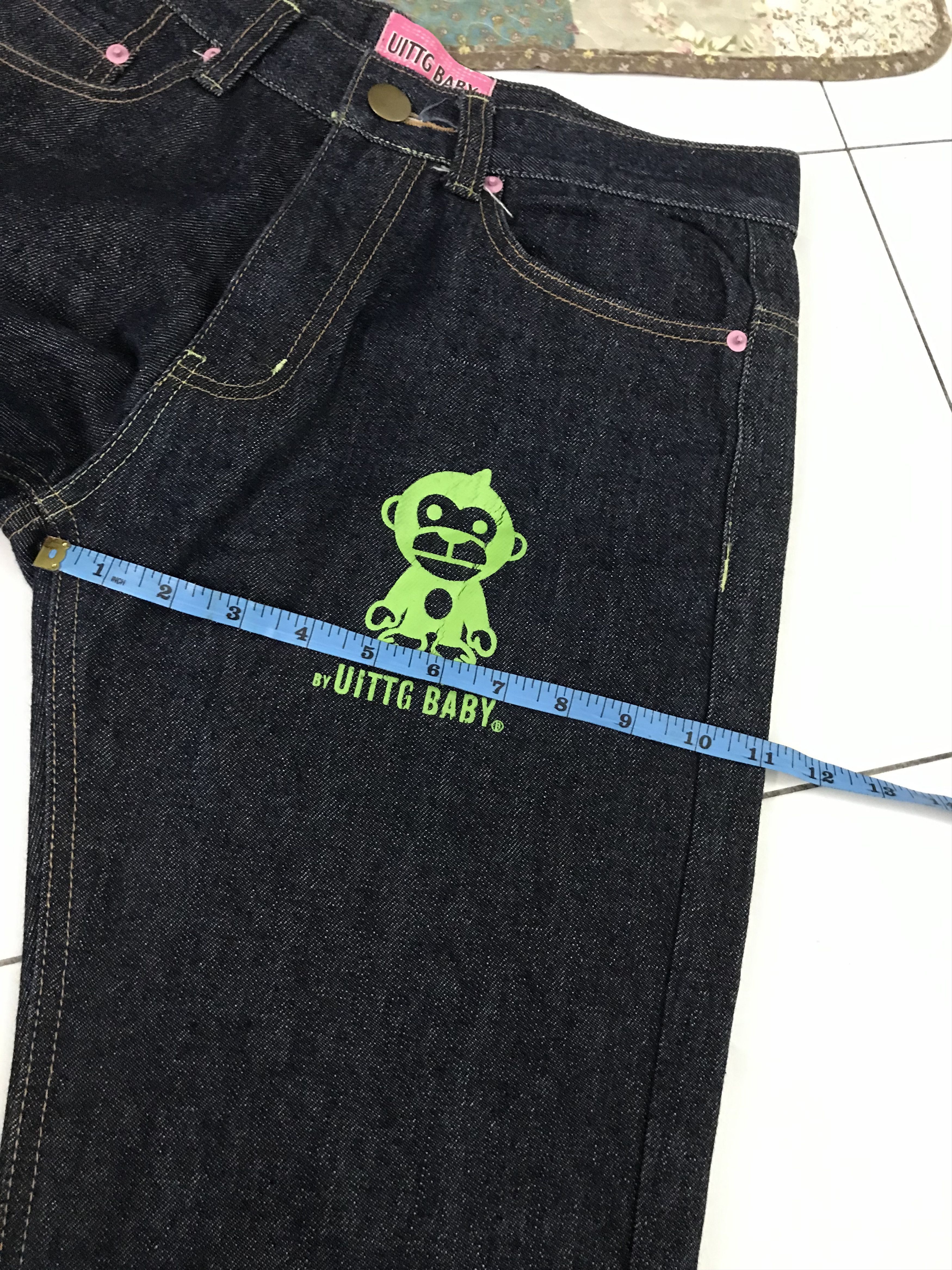 Denime × Japanese Brand × Vintage Uittg Baby Bape Design Denim Size US 28 / EU 44 - 10 Thumbnail