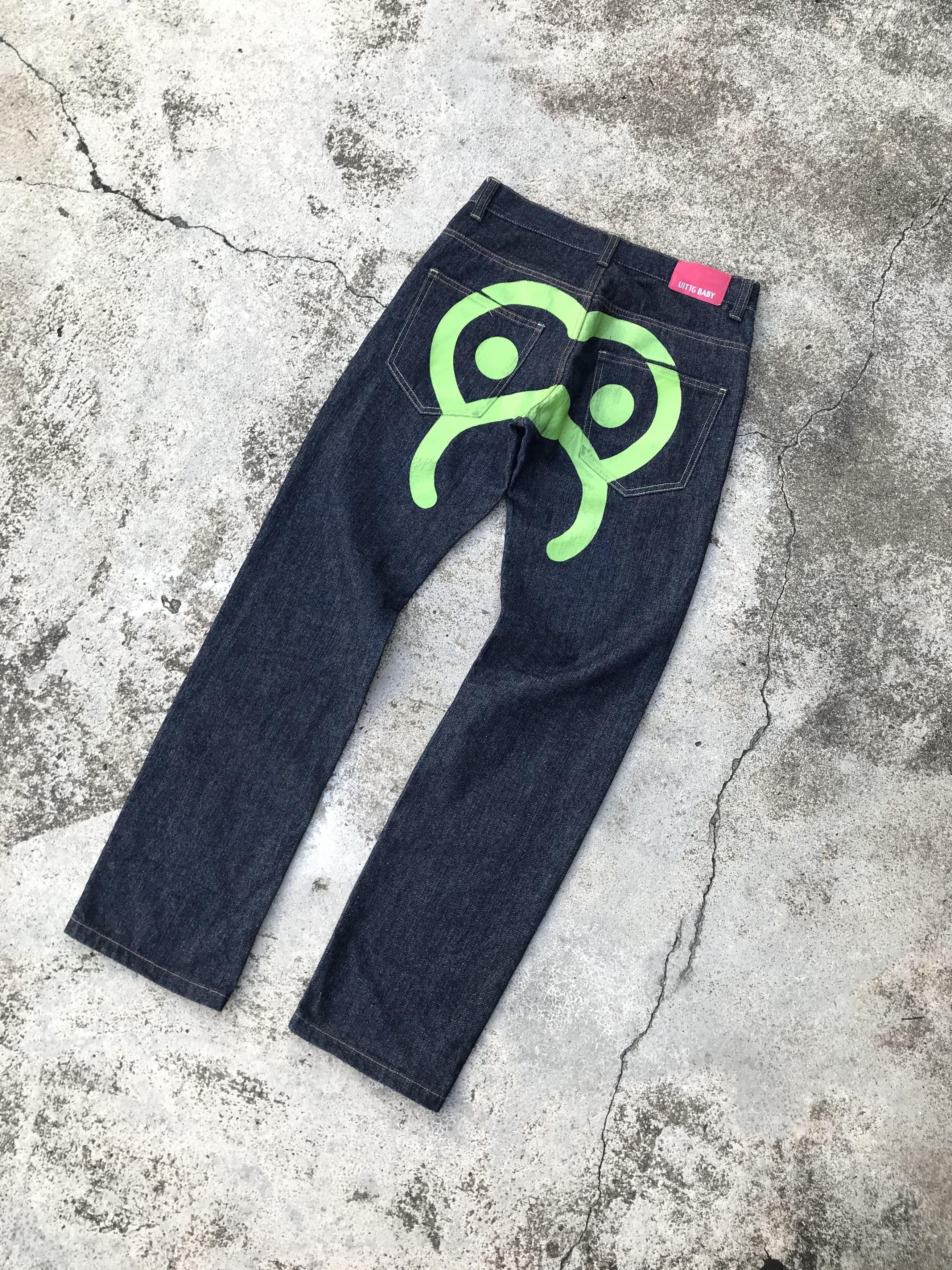Denime × Japanese Brand × Vintage Uittg Baby Bape Design Denim Size US 28 / EU 44 - 4 Thumbnail