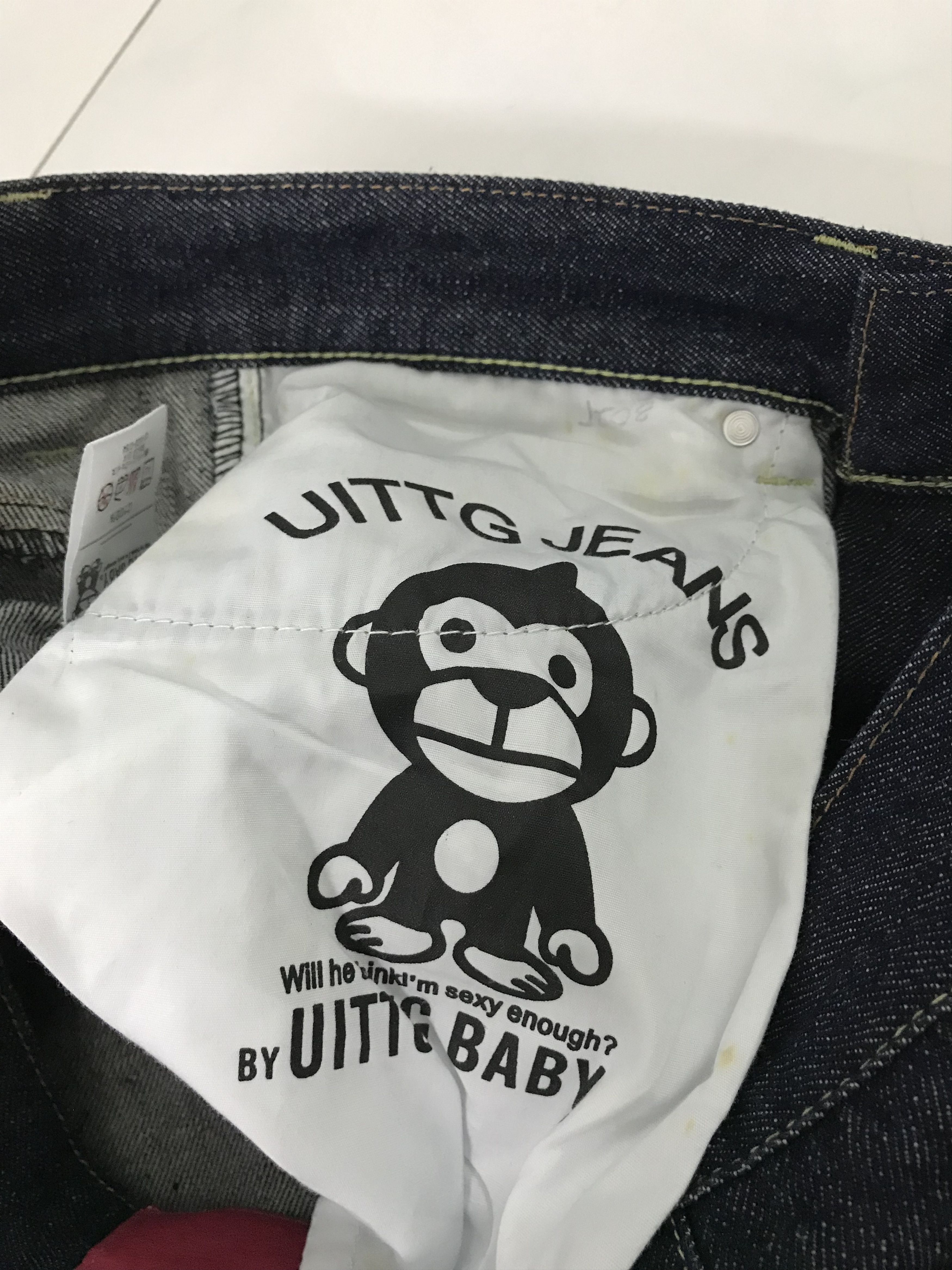 Denime × Japanese Brand × Vintage Uittg Baby Bape Design Denim Size US 28 / EU 44 - 14 Thumbnail
