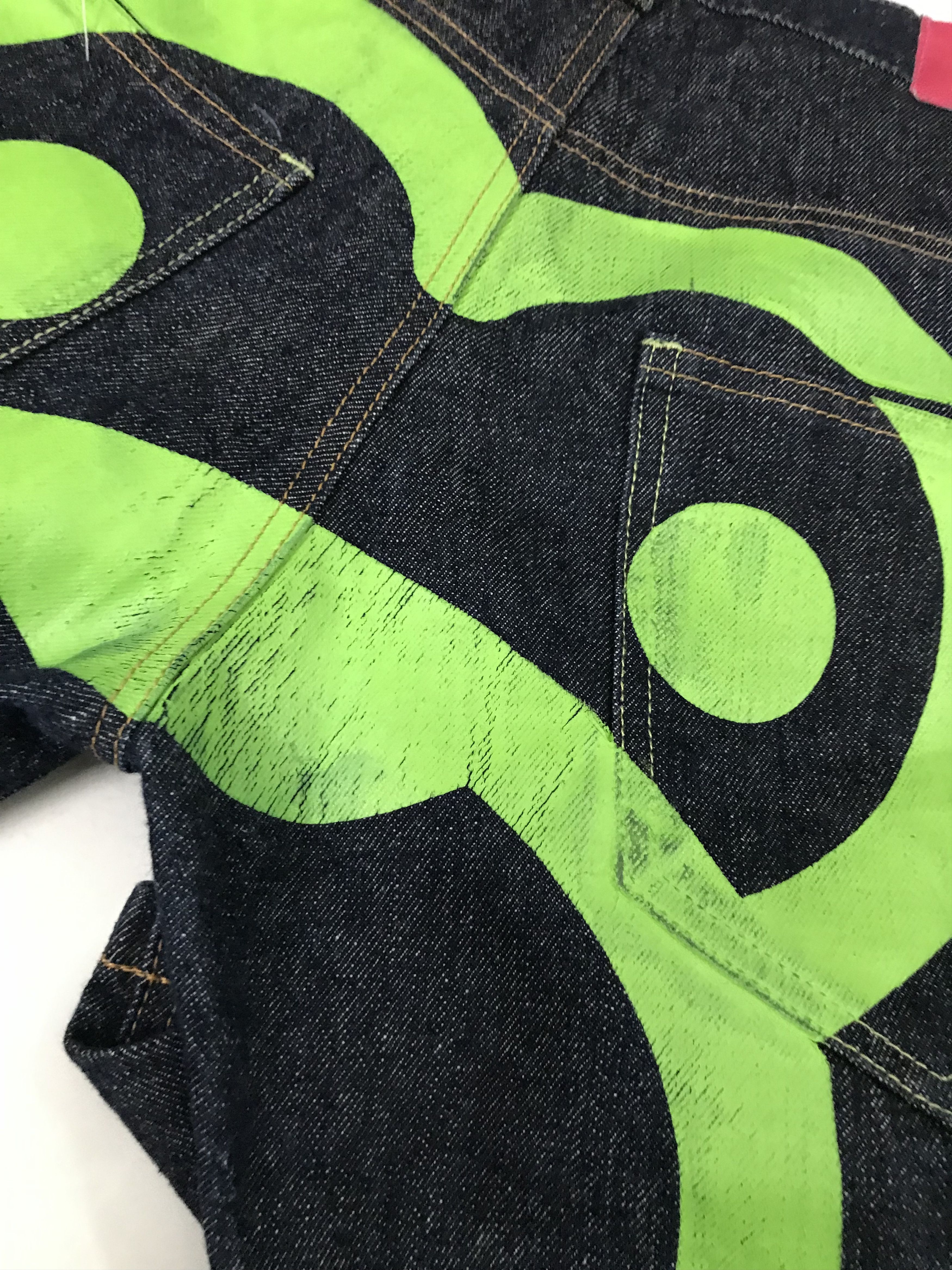Denime × Japanese Brand × Vintage Uittg Baby Bape Design Denim Size US 28 / EU 44 - 18 Thumbnail