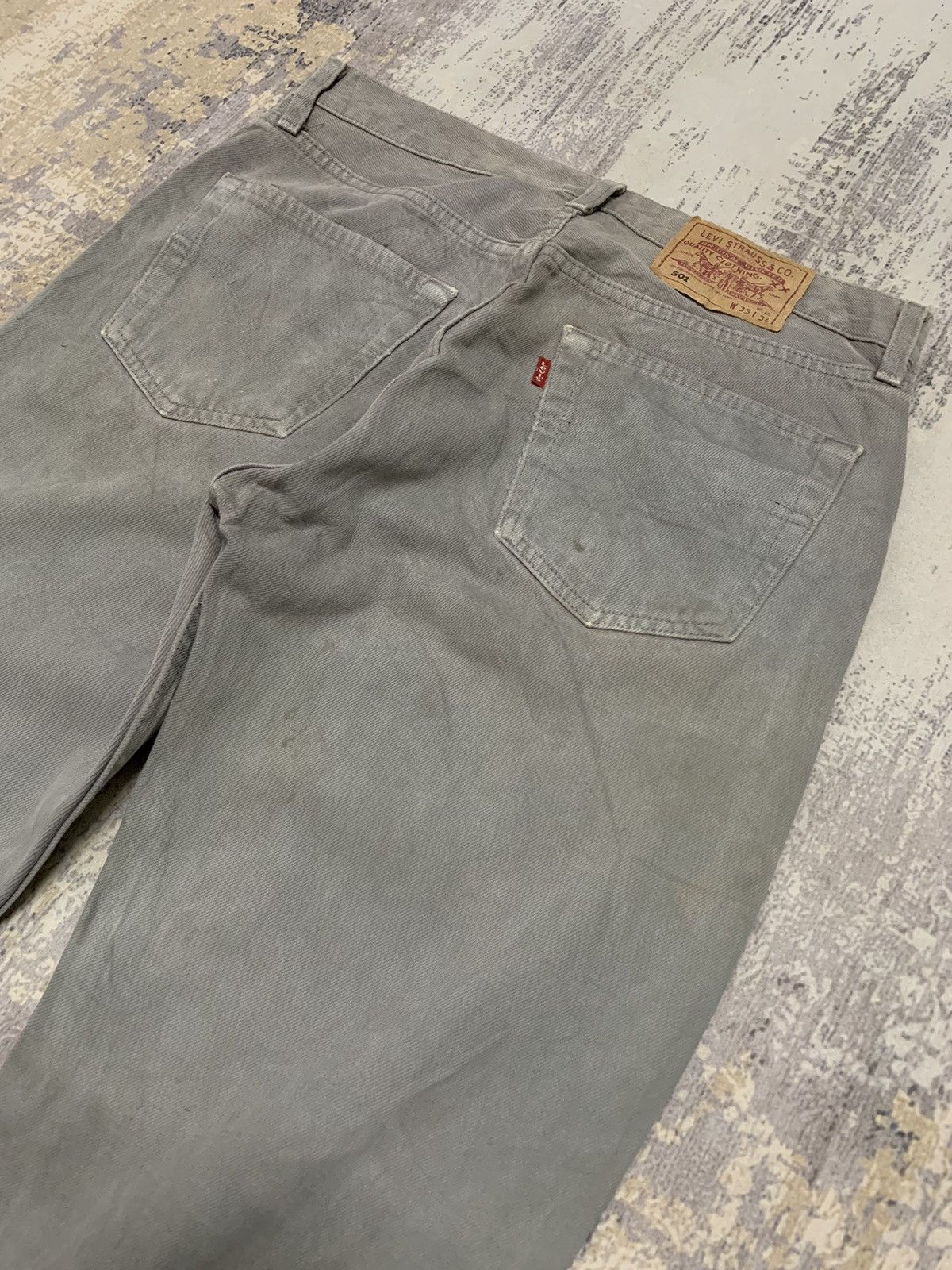 Levi's Vintage Levis 501 Distressed Denim Jeans W32x33.5 Size US 32 / EU 48 - 12 Thumbnail