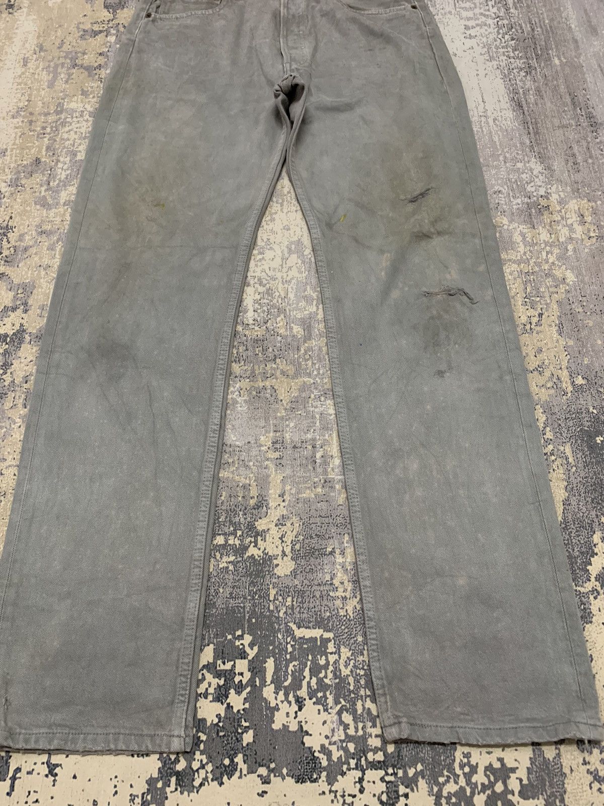 Levi's Vintage Levis 501 Distressed Denim Jeans W32x33.5 Size US 32 / EU 48 - 3 Thumbnail