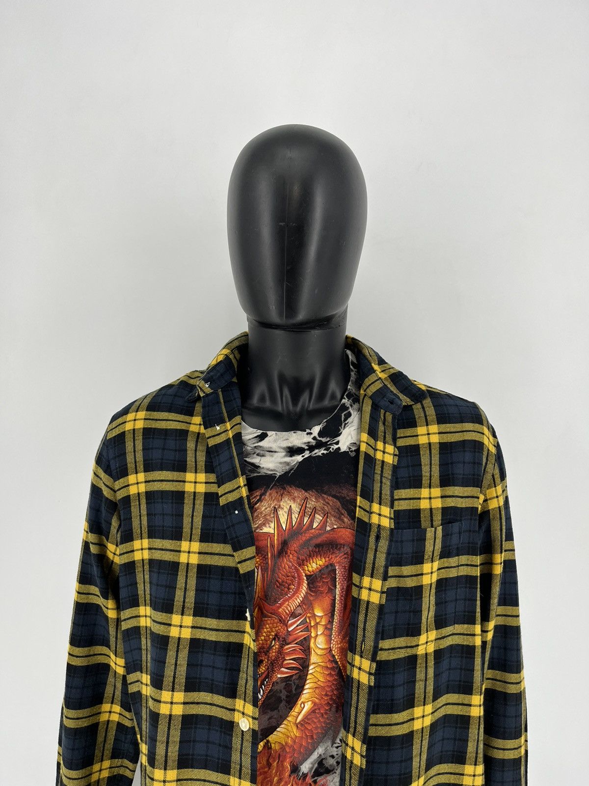 Flannel × Vintage Vintage Flannel Shirt Travis Scott Style Streetwear Size US M / EU 48-50 / 2 - 1 Thumbnail