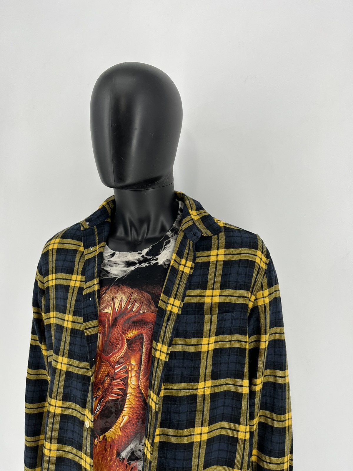 Flannel × Vintage Vintage Flannel Shirt Travis Scott Style Streetwear Size US M / EU 48-50 / 2 - 4 Thumbnail