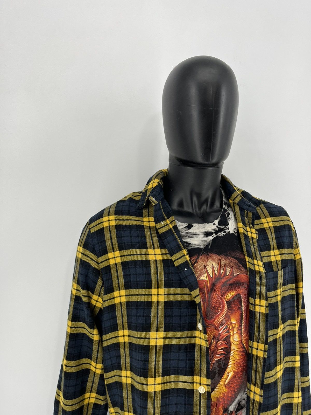 Flannel × Vintage Vintage Flannel Shirt Travis Scott Style Streetwear Size US M / EU 48-50 / 2 - 3 Thumbnail
