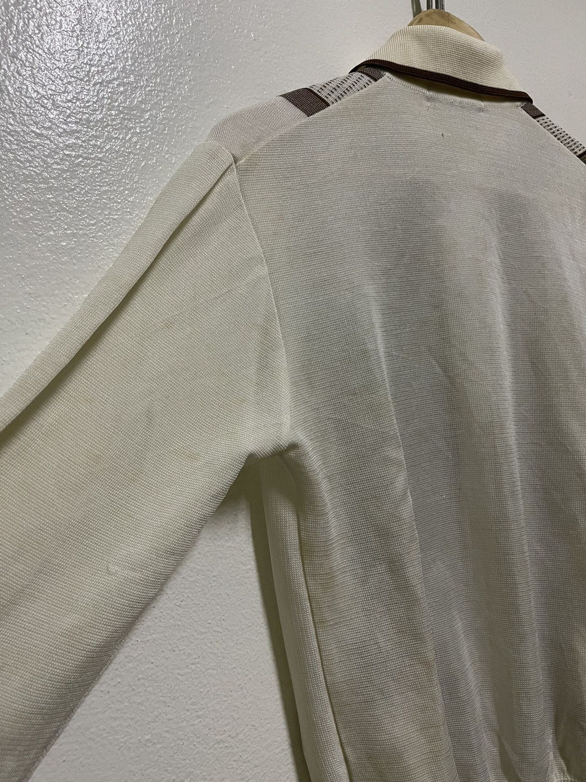 Japanese Brand Lindbergh zipper Long Sleeve Vintage Stripes Double Pocket Size US M / EU 48-50 / 2 - 14 Thumbnail