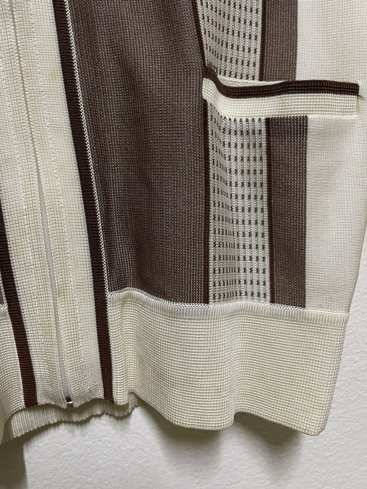 Japanese Brand Lindbergh zipper Long Sleeve Vintage Stripes Double Pocket Size US M / EU 48-50 / 2 - 10 Thumbnail