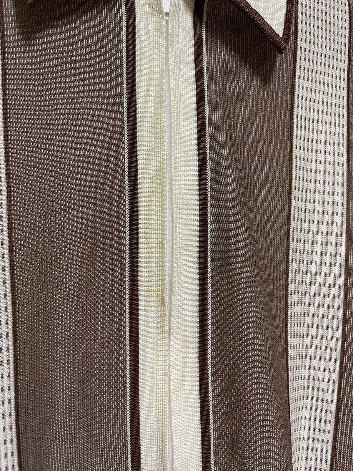 Japanese Brand Lindbergh zipper Long Sleeve Vintage Stripes Double Pocket Size US M / EU 48-50 / 2 - 5 Thumbnail