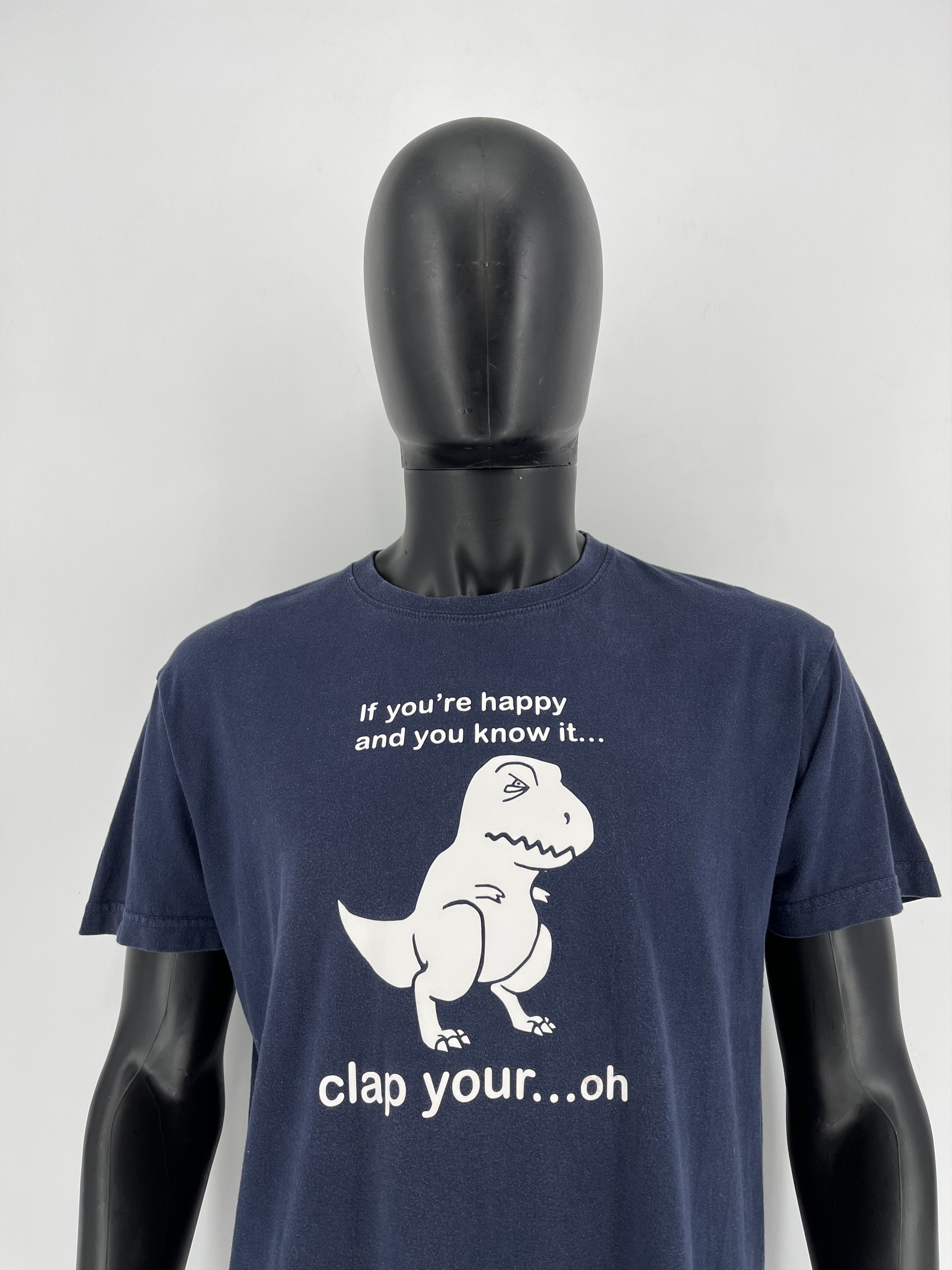 Other Vintage Y2K ADULT “ If you're Happy and you know it.. CLAP“ Size US L / EU 52-54 / 3 - 5 Thumbnail