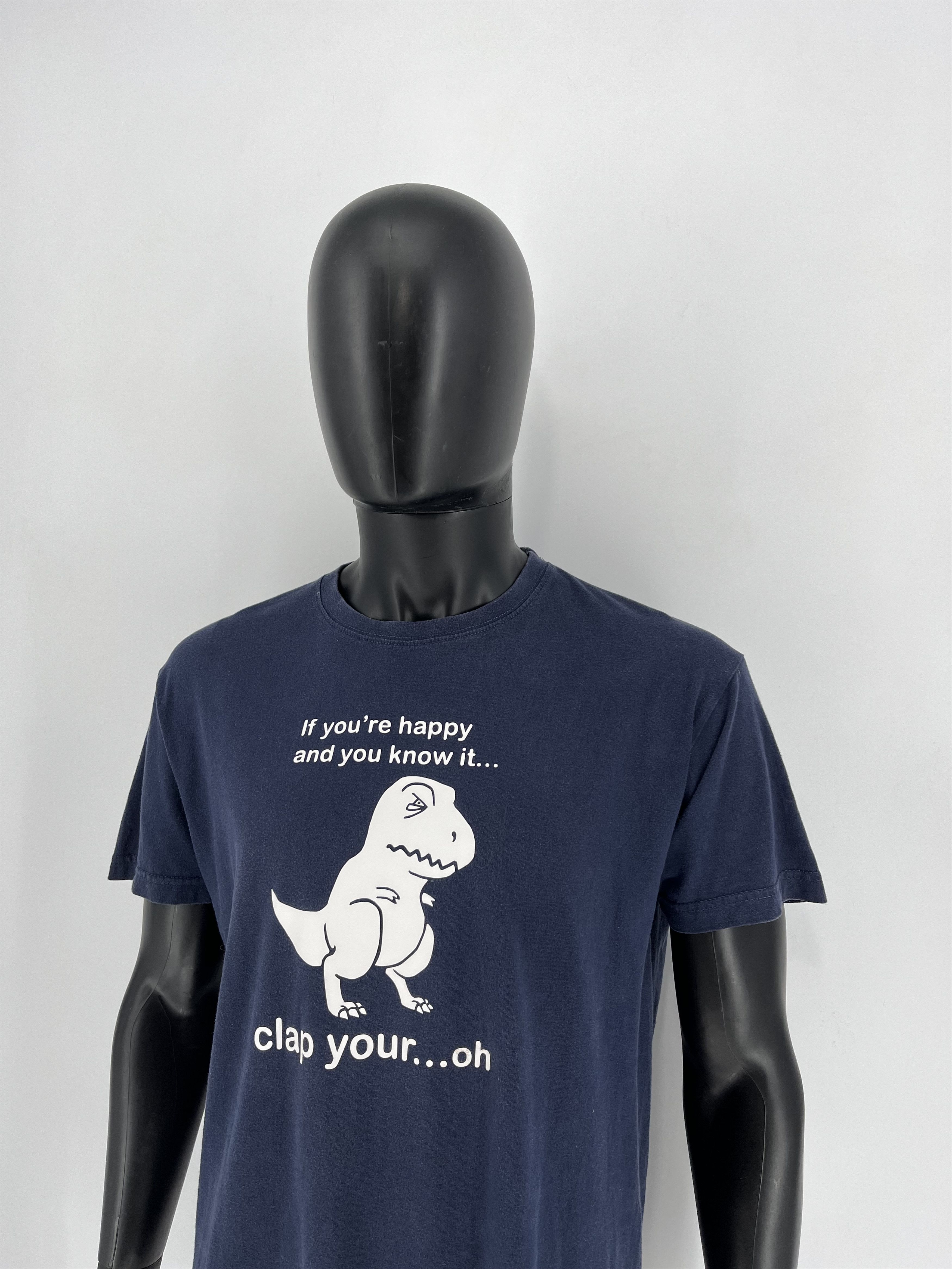 Other Vintage Y2K ADULT “ If you're Happy and you know it.. CLAP“ Size US L / EU 52-54 / 3 - 4 Thumbnail