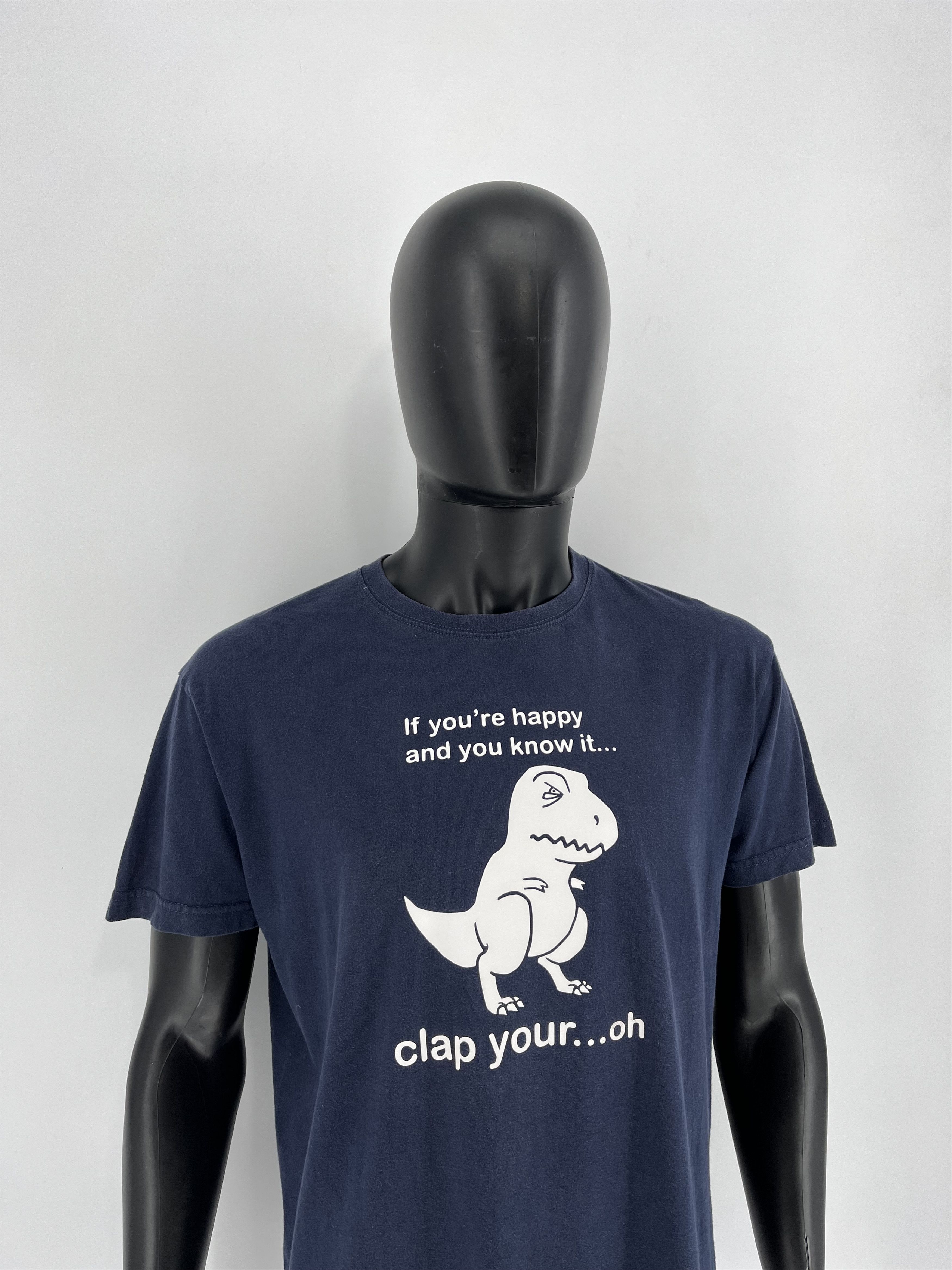 Other Vintage Y2K ADULT “ If you're Happy and you know it.. CLAP“ Size US L / EU 52-54 / 3 - 3 Thumbnail