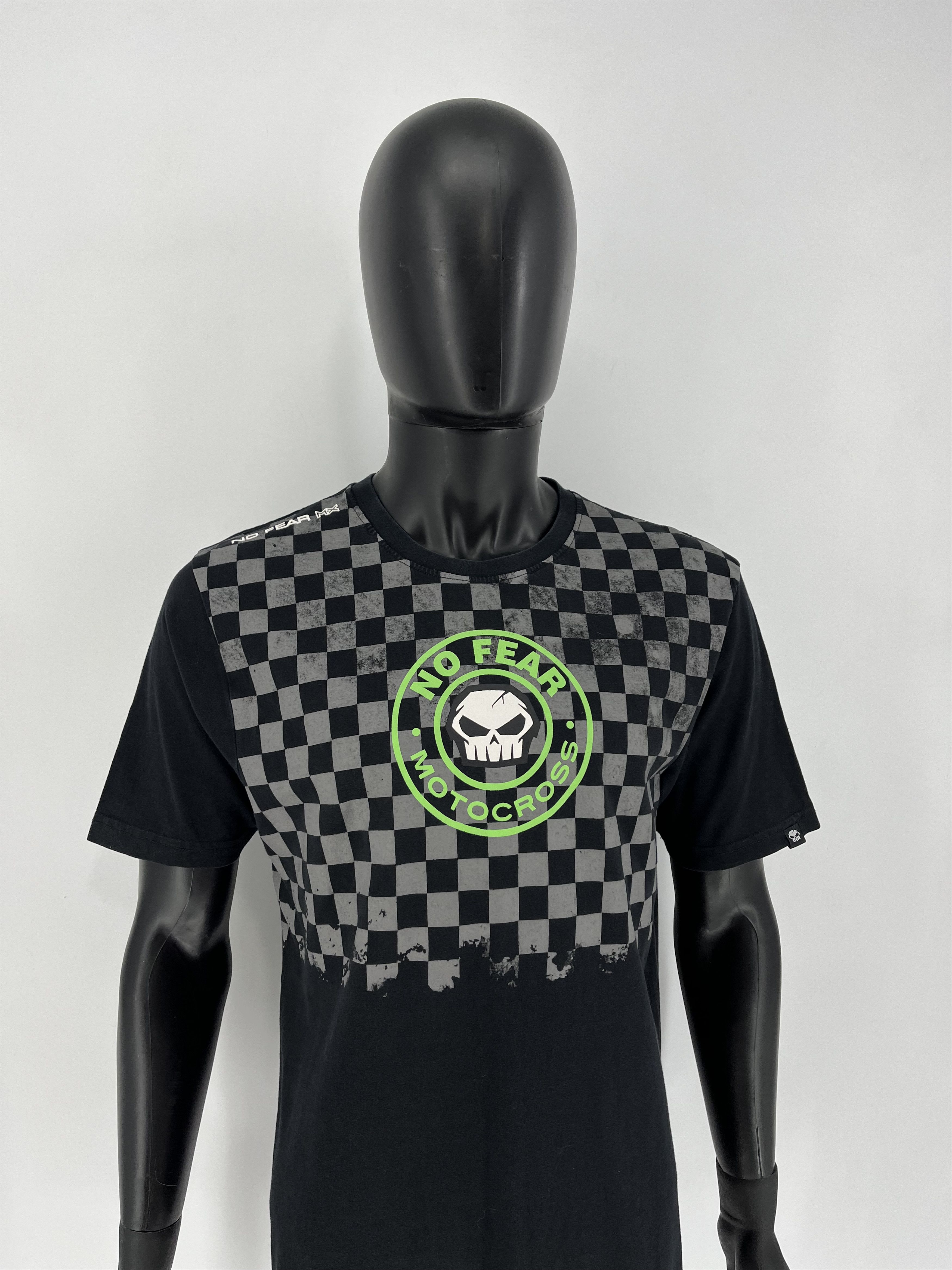 No Fear × Vintage Vintage No Fear T-Shirt size M Motocross Tee Racing Tee Size US M / EU 48-50 / 2 - 3 Thumbnail