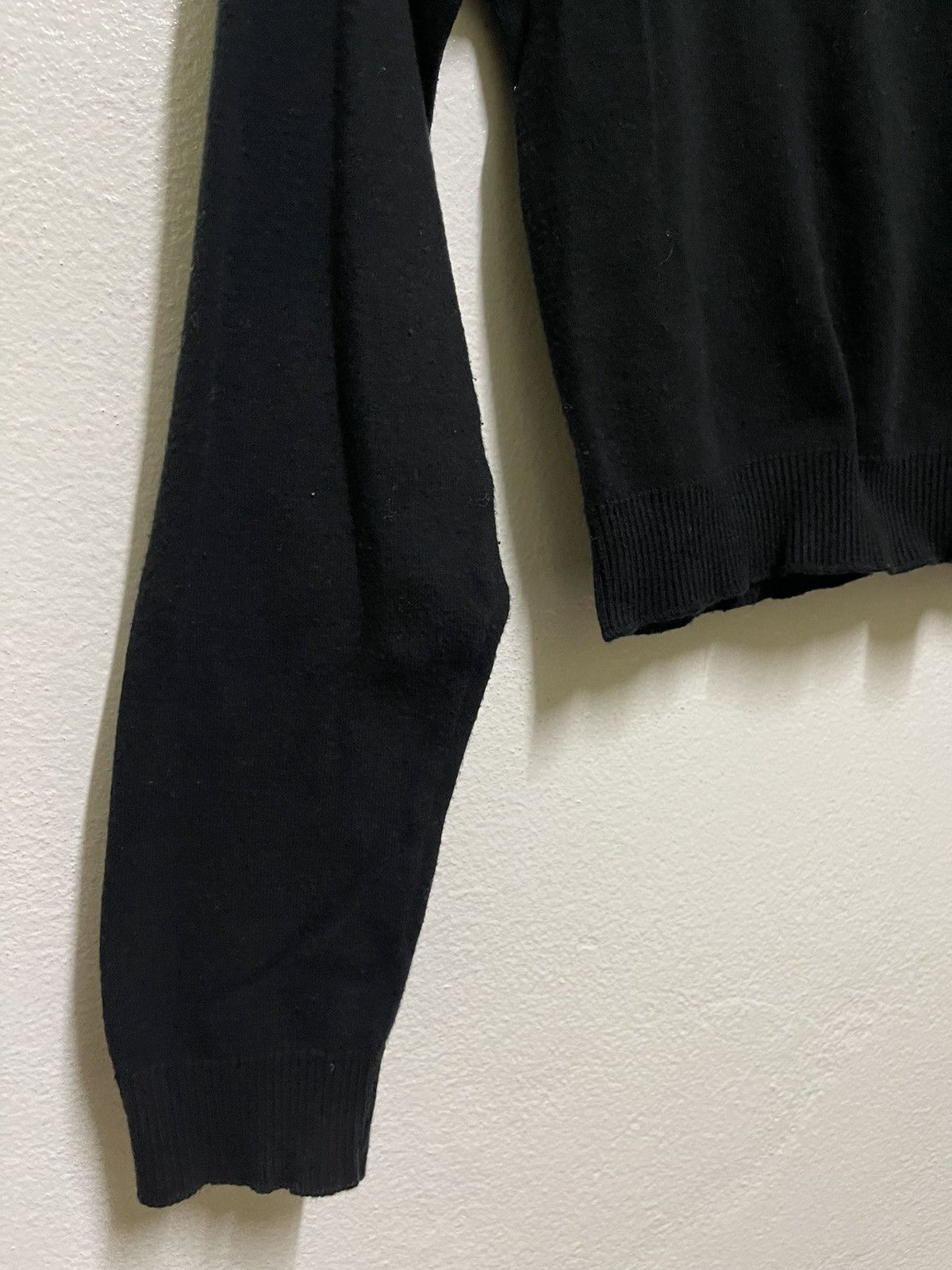 agnes b. Agnes b Crop Top Long Sleeve Black Size M / US 6-8 / IT 42-44 - 9 Thumbnail