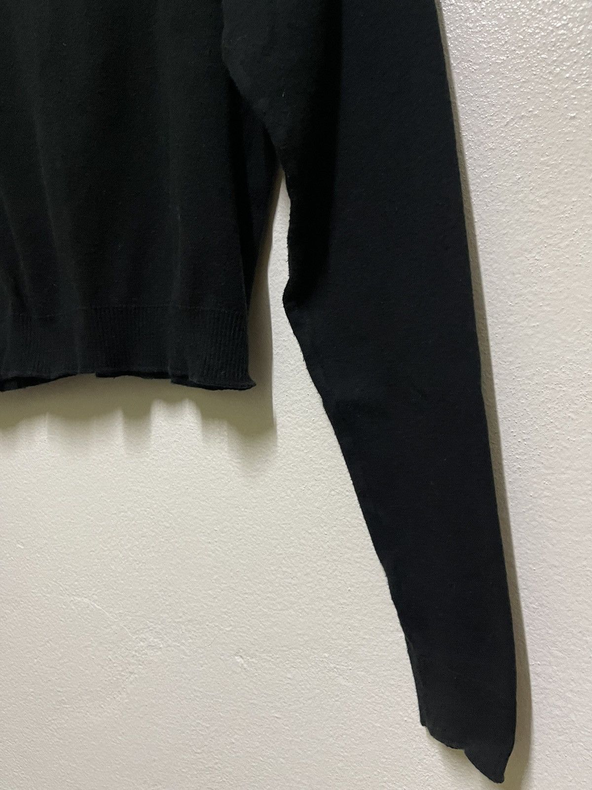 agnes b. Agnes b Crop Top Long Sleeve Black Size M / US 6-8 / IT 42-44 - 11 Thumbnail