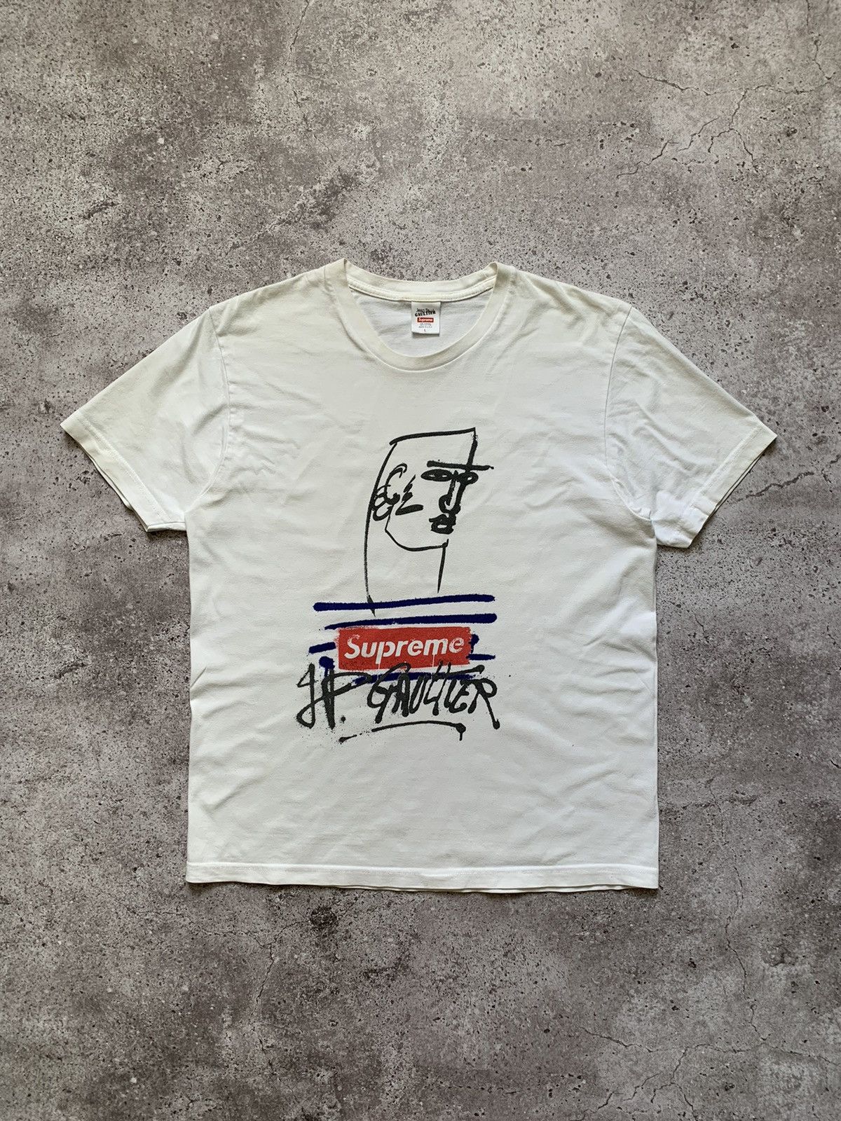 Supreme Supreme Jean Paul Gauttier tee white | Grailed