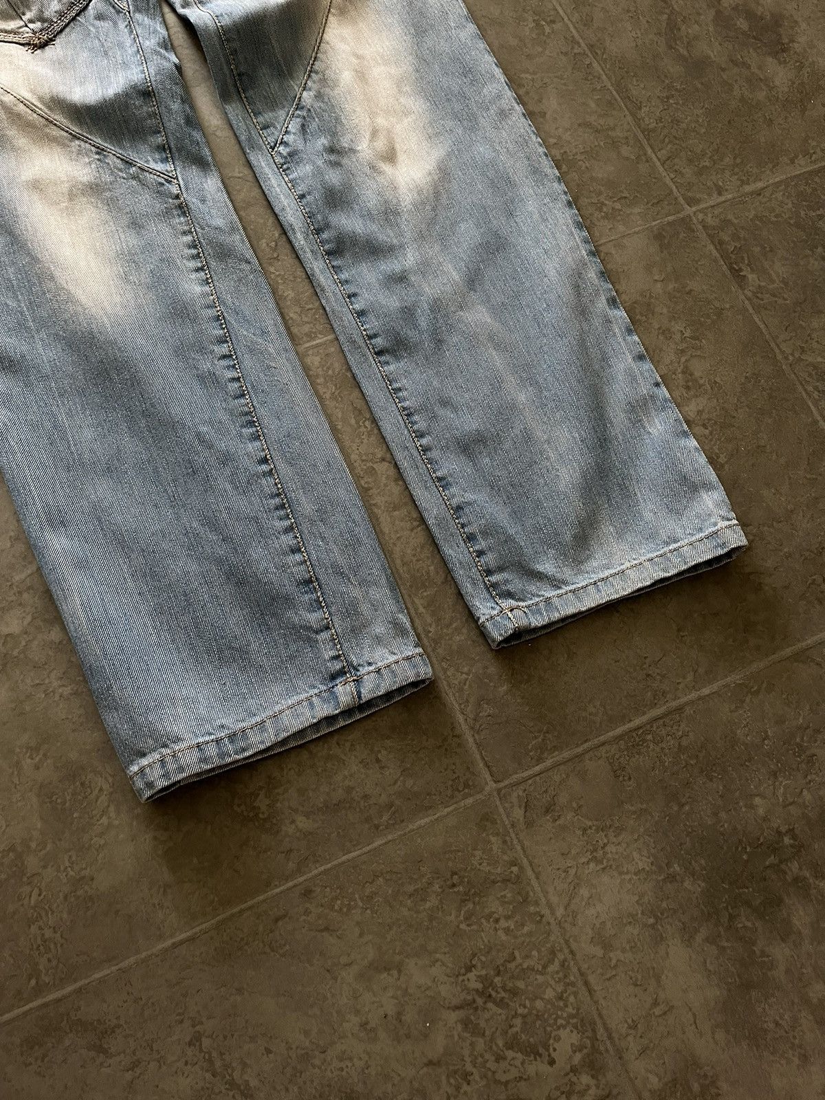Japanese Brand VINTAGE WIDE LEG JEANS Y2K SH029 Size US 28 / EU 44 - 5 Thumbnail