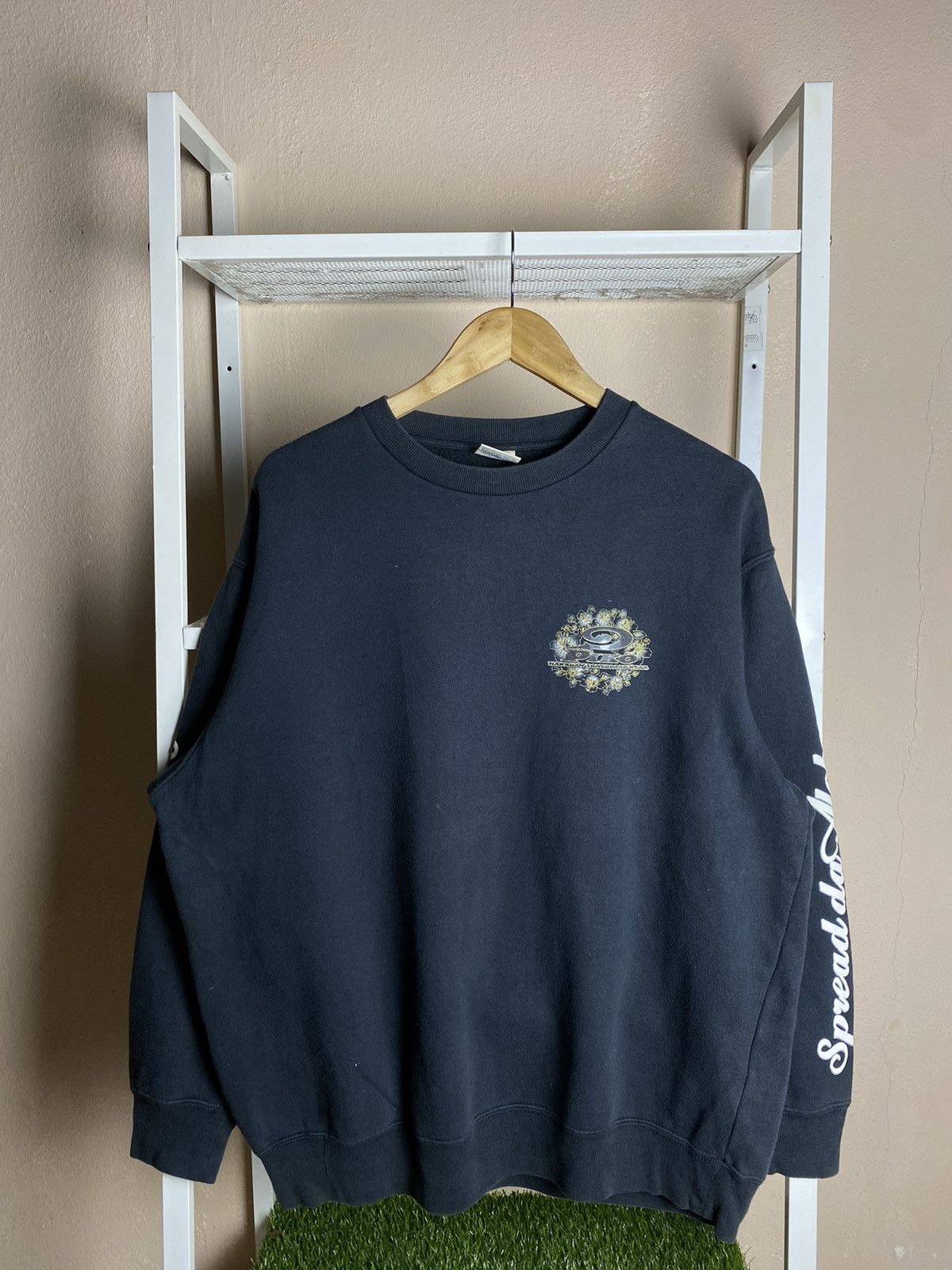 Japanese Brand FADED Vintage Piko Hawaiian Baggy Big Logo Sweatshirt Size US XL / EU 56 / 4 - 2 Thumbnail