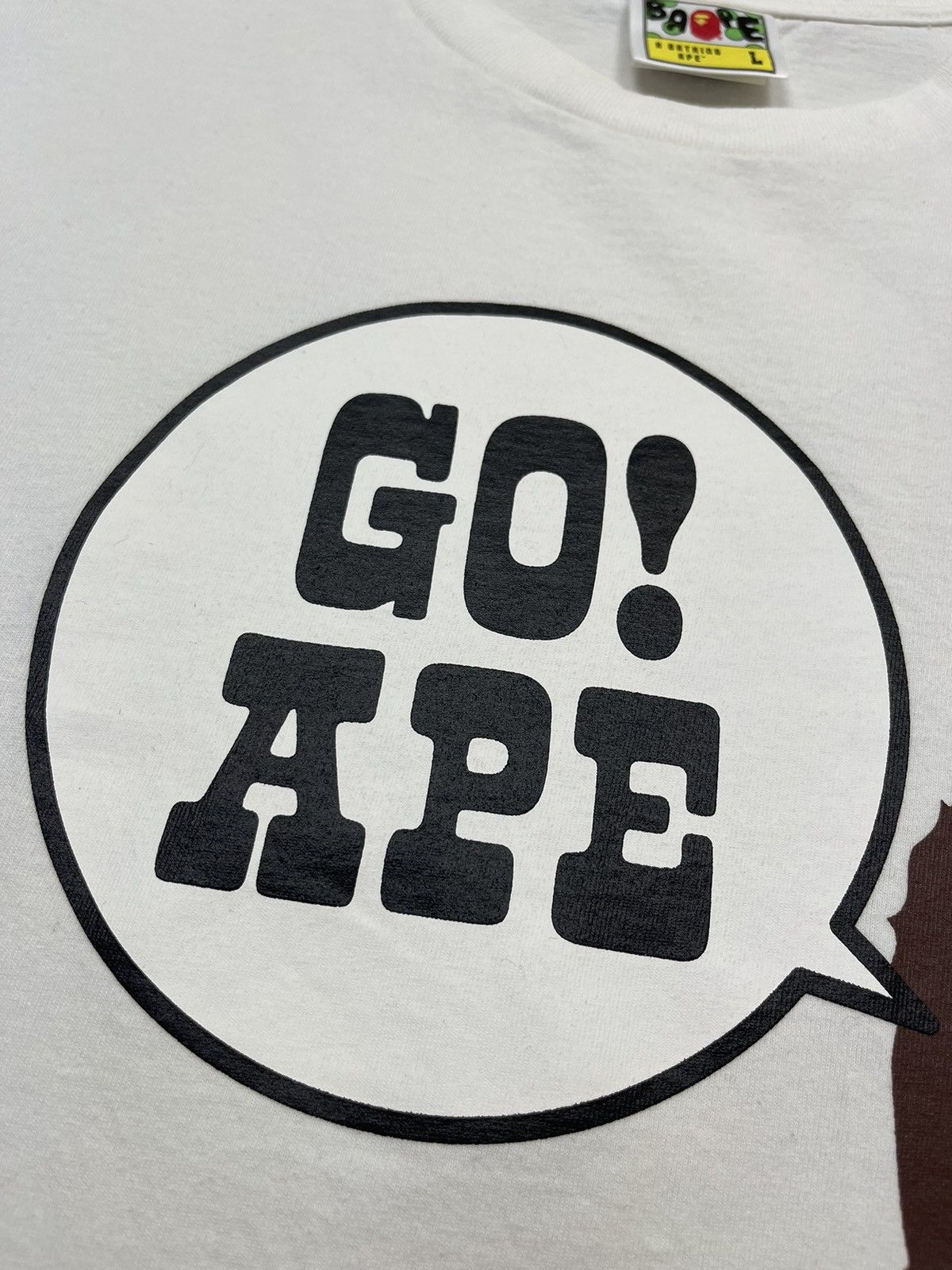Bape Go Ape Tee Size US L / EU 52-54 / 3 - 7 Thumbnail