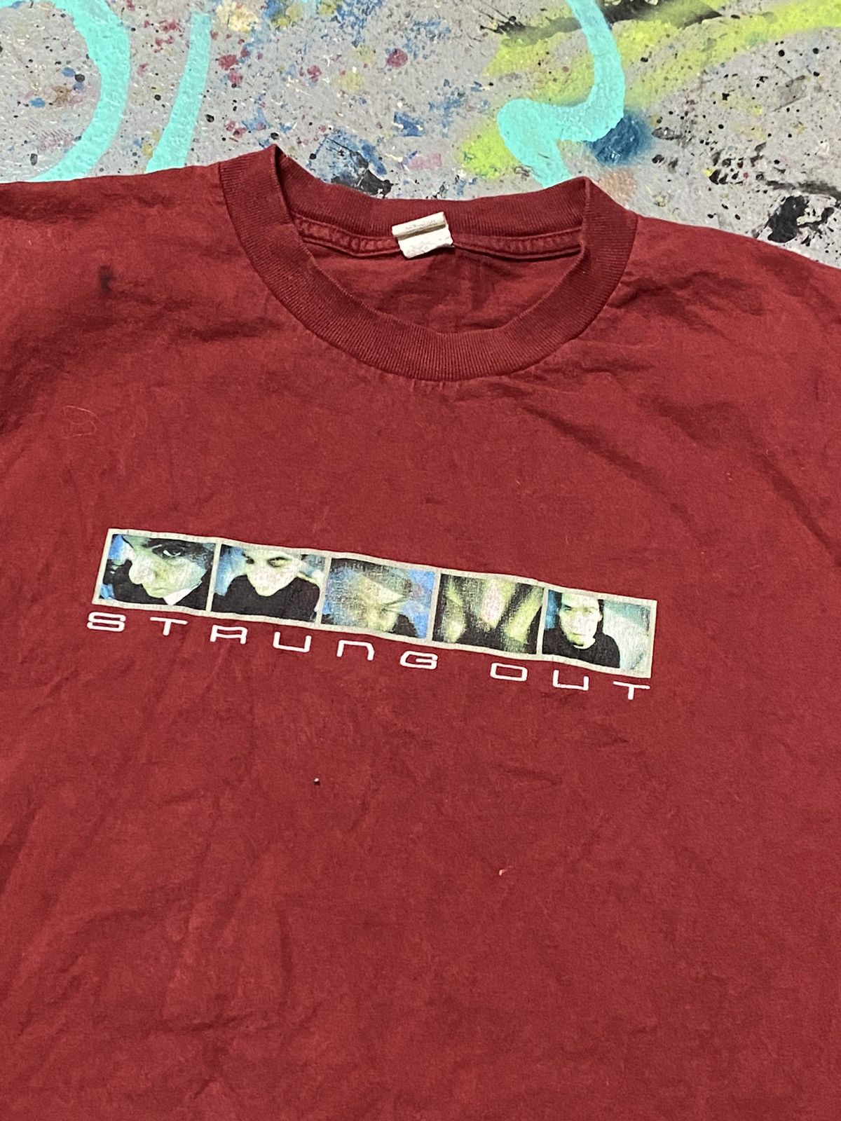 Band Tees × Vintage Vintage Strung out punk band skater T-shirt 1990s Size US L / EU 52-54 / 3 - 1 Thumbnail