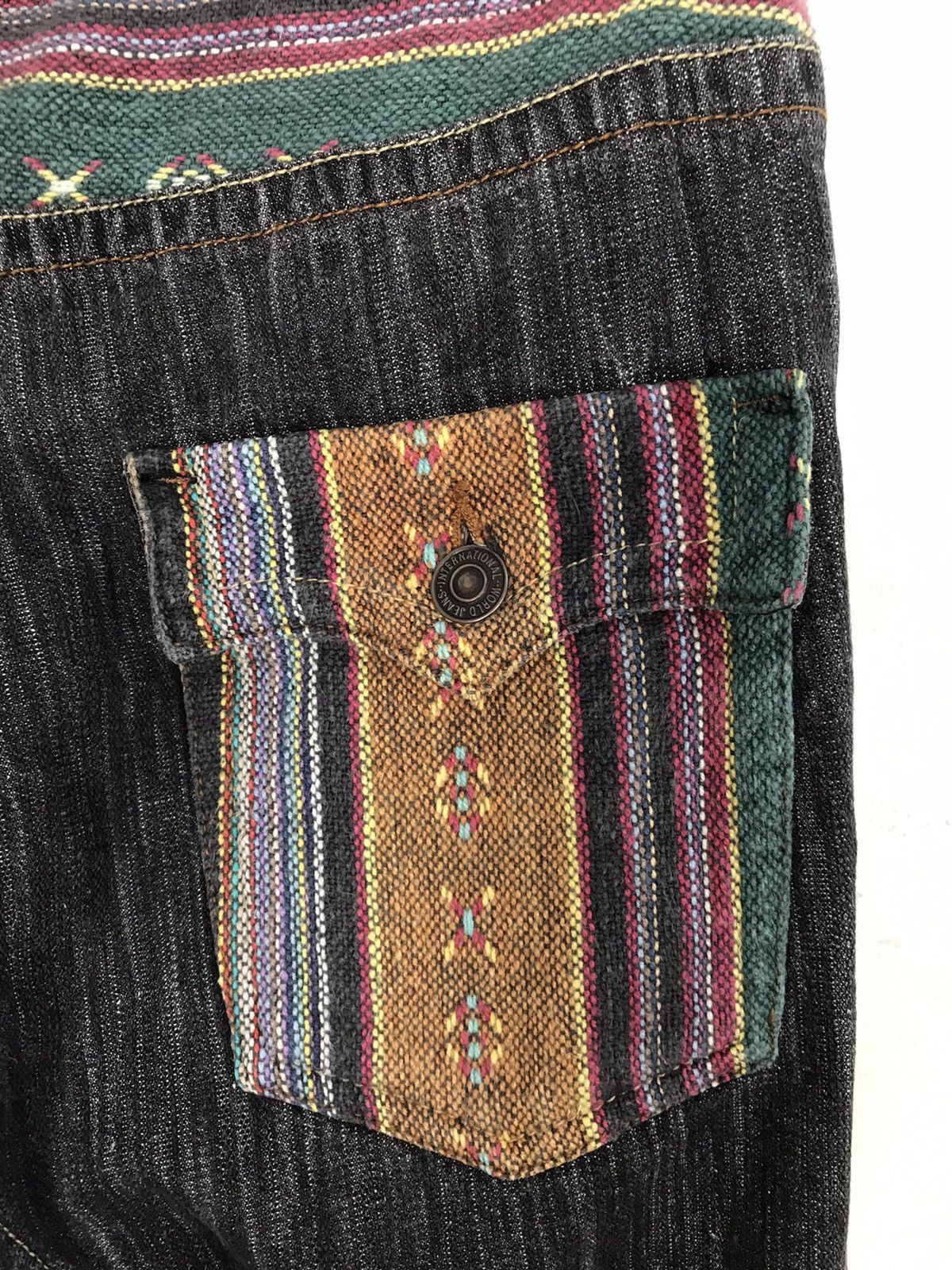 Japanese Brand Vintage Modish Pocket Striped Jeans Style Size US 32 / EU 48 - 11 Thumbnail