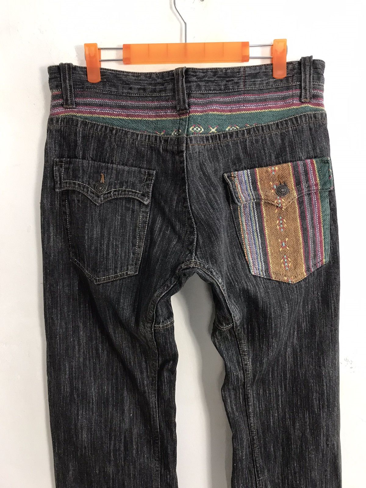 Japanese Brand Vintage Modish Pocket Striped Jeans Style Size US 32 / EU 48 - 10 Thumbnail