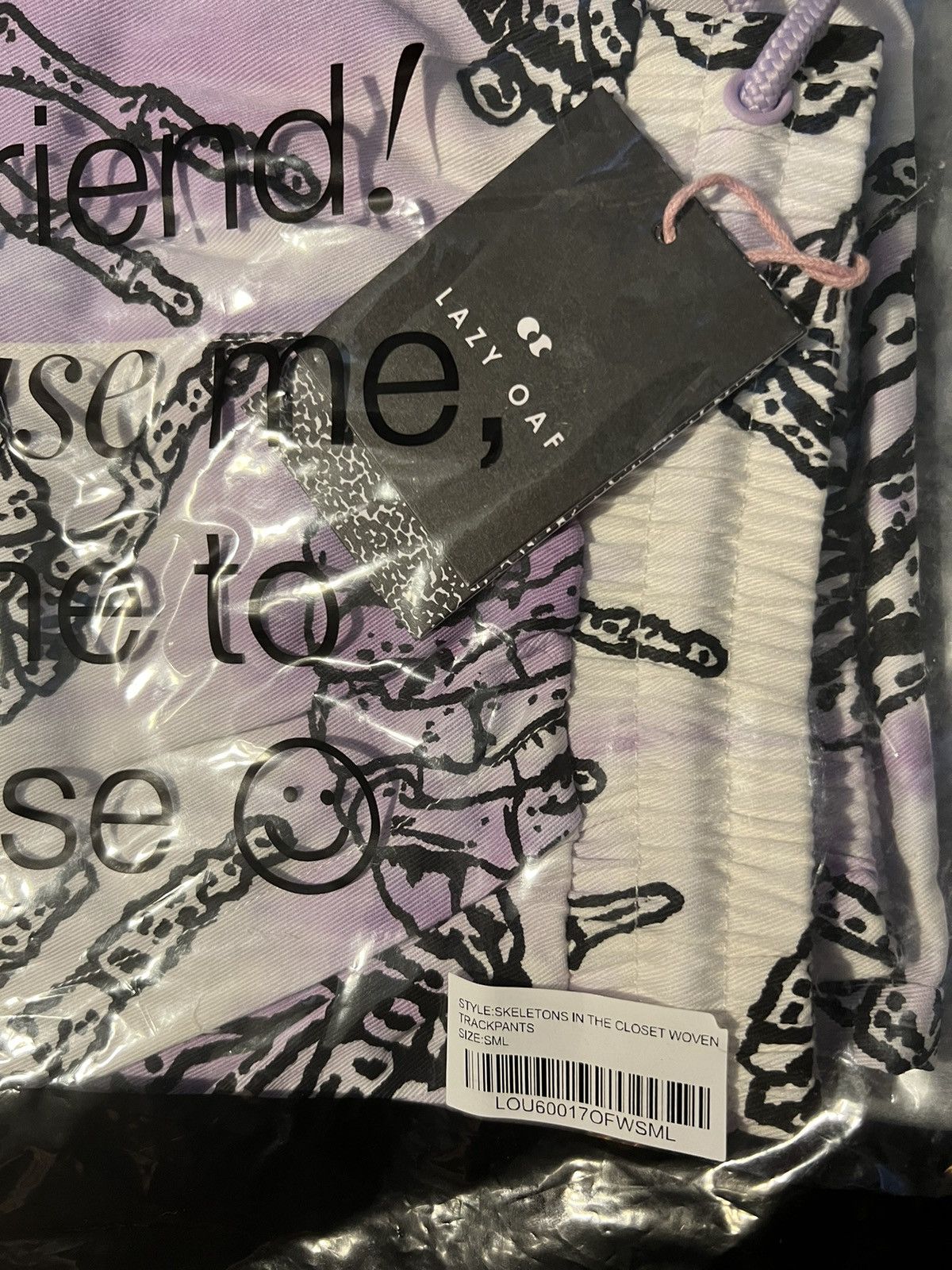 Lazy Oaf Lazy Oaf Skeleton In The Closet Track pants grunge size S/M Size US 35 - 9 Thumbnail