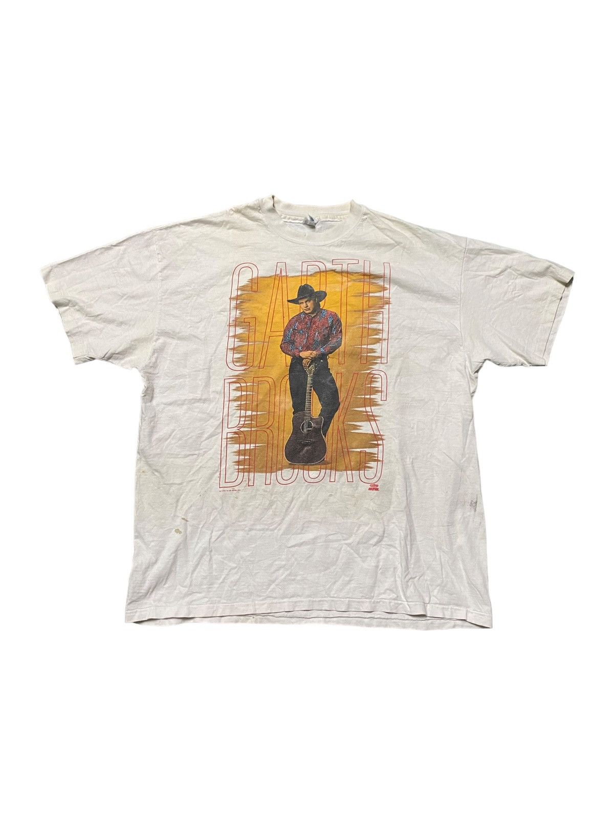 Band Tees × Vintage Vintage Garth brooks 1992 tour T-shirt 1990s (rare) Size US XL / EU 56 / 4 - 1 Thumbnail