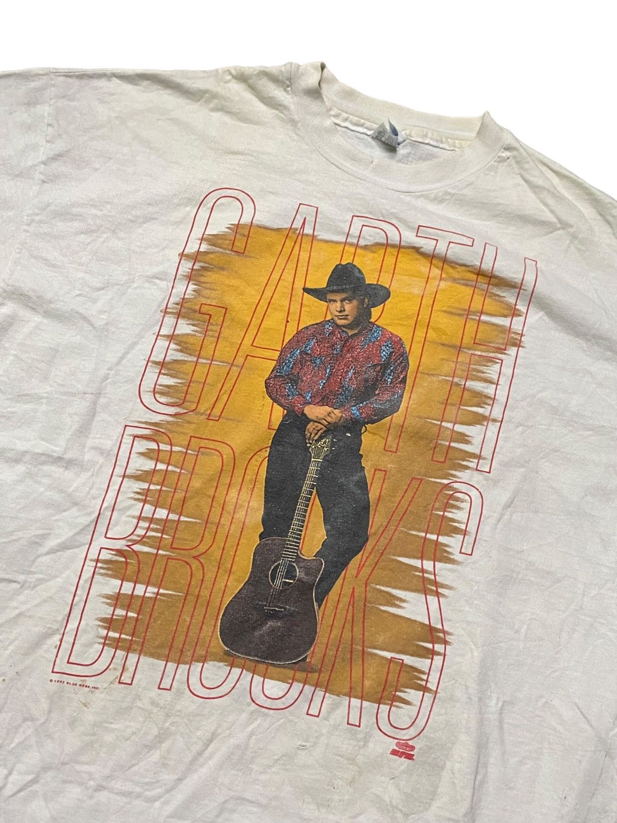 Band Tees × Vintage Vintage Garth brooks 1992 tour T-shirt 1990s (rare) Size US XL / EU 56 / 4 - 2 Thumbnail