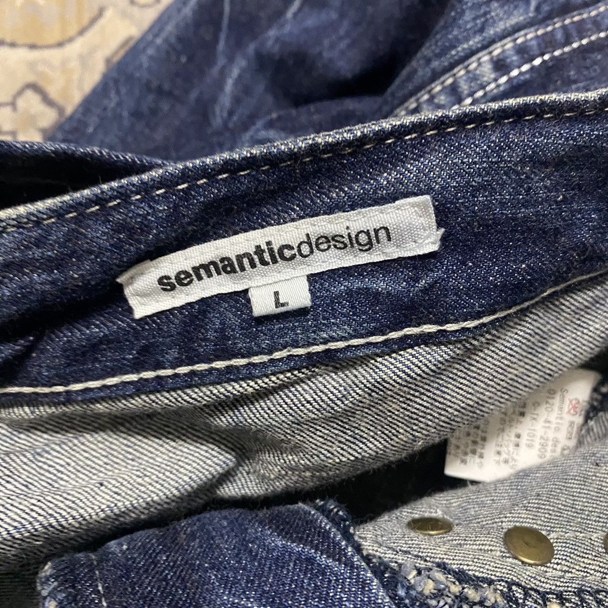semanticdesign Semantic Design Studded Denim Flare Jeans Size US 31 - 16 Thumbnail