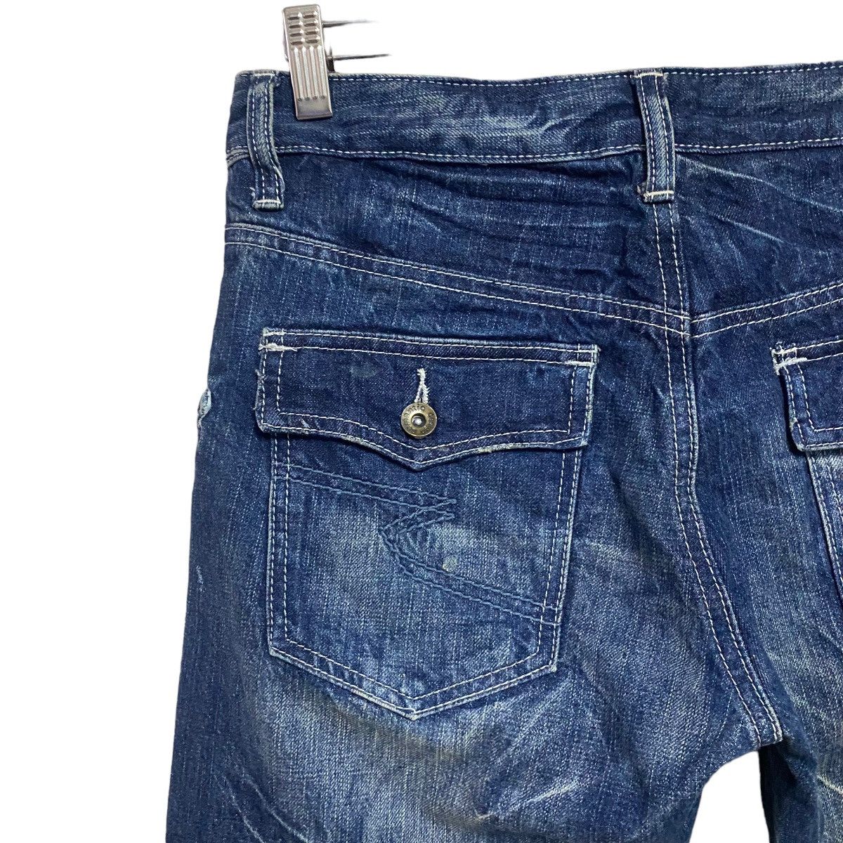 semanticdesign Semantic Design Studded Denim Flare Jeans Size US 31 - 11 Thumbnail