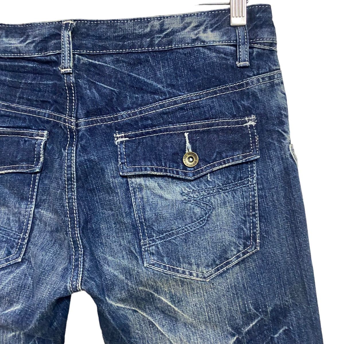 semanticdesign Semantic Design Studded Denim Flare Jeans Size US 31 - 10 Thumbnail