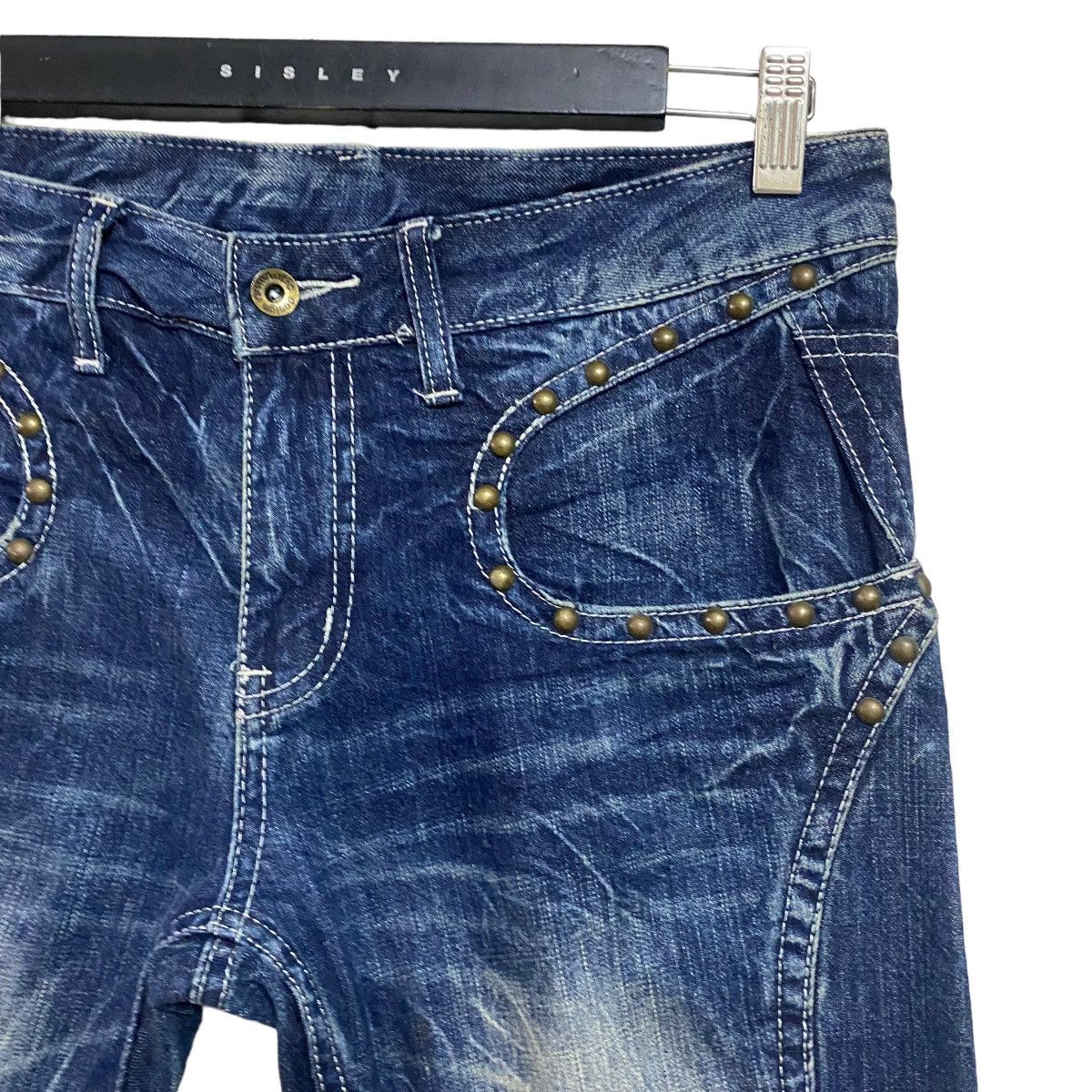 semanticdesign Semantic Design Studded Denim Flare Jeans Size US 31 - 5 Thumbnail