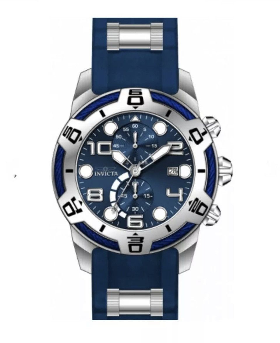 Invicta Bolt Blue Chronograph Blue Dial Watch 24216 - $1095.00 Size ONE SIZE - 2 Thumbnail