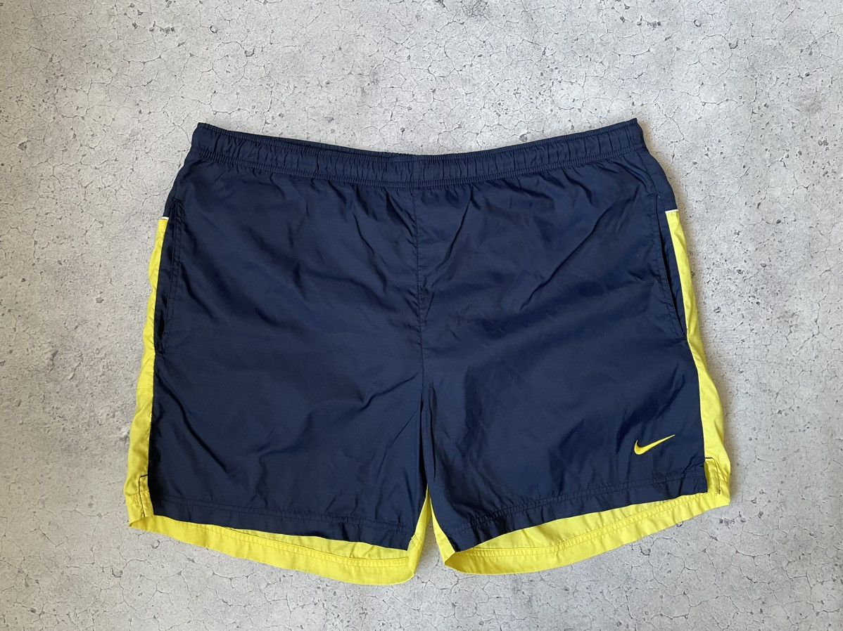 Nike × Vintage Nylon vintage shorts with large logo Size US 36 / EU 52 - 1 Thumbnail