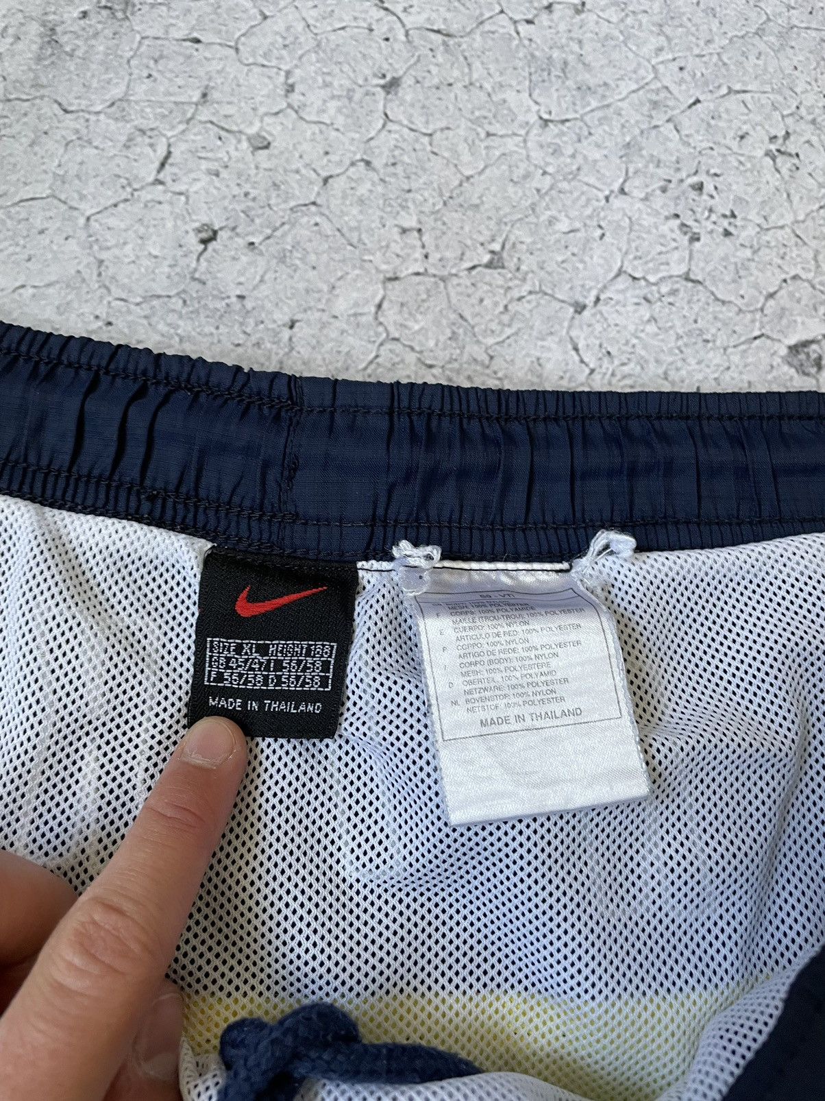 Nike × Vintage Nylon vintage shorts with large logo Size US 36 / EU 52 - 5 Thumbnail