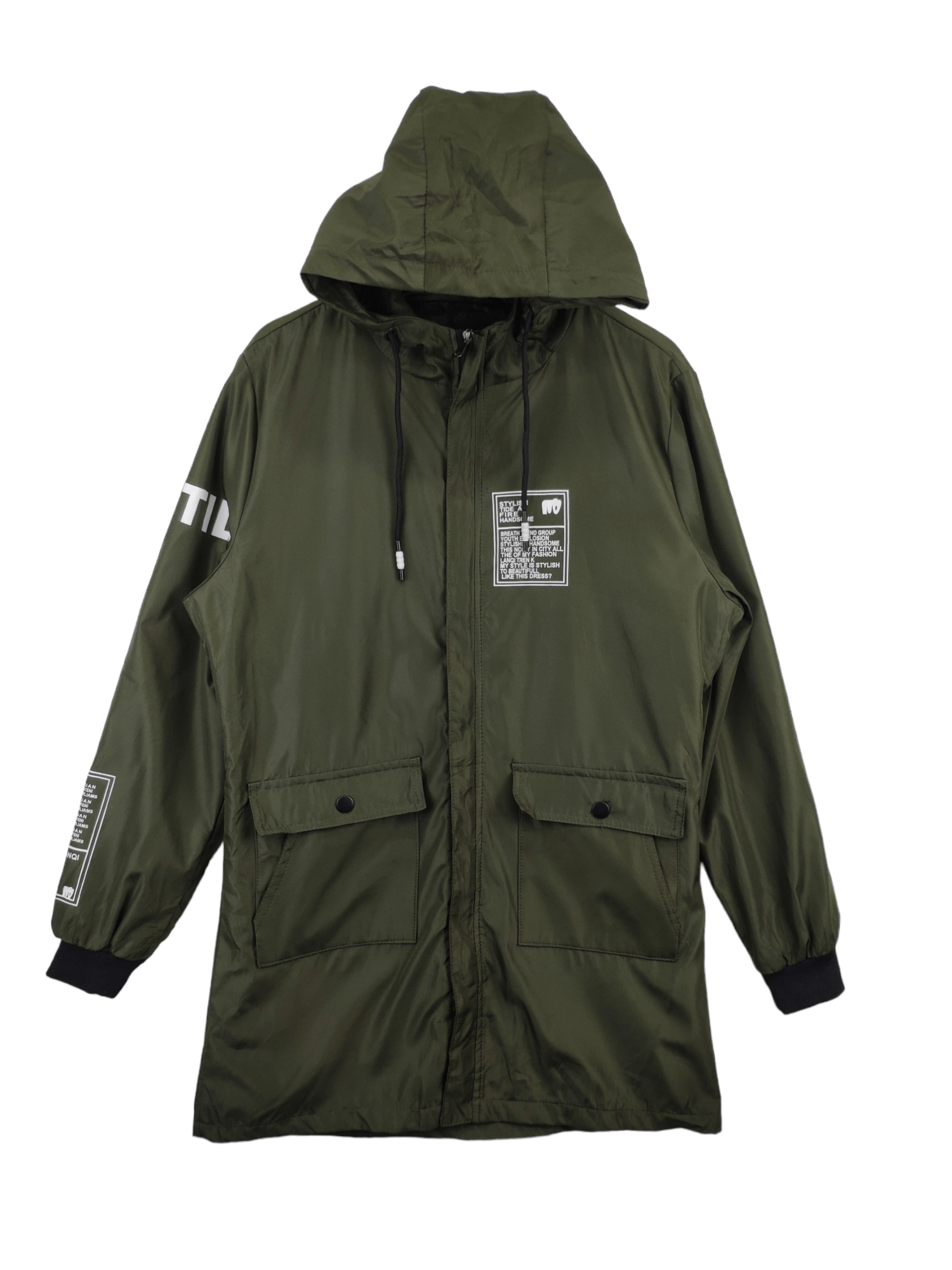 Japanese Brand × Vintage Vintage Hoodie Rain Jacket Unbranded Size US M / EU 48-50 / 2 - 1 Thumbnail