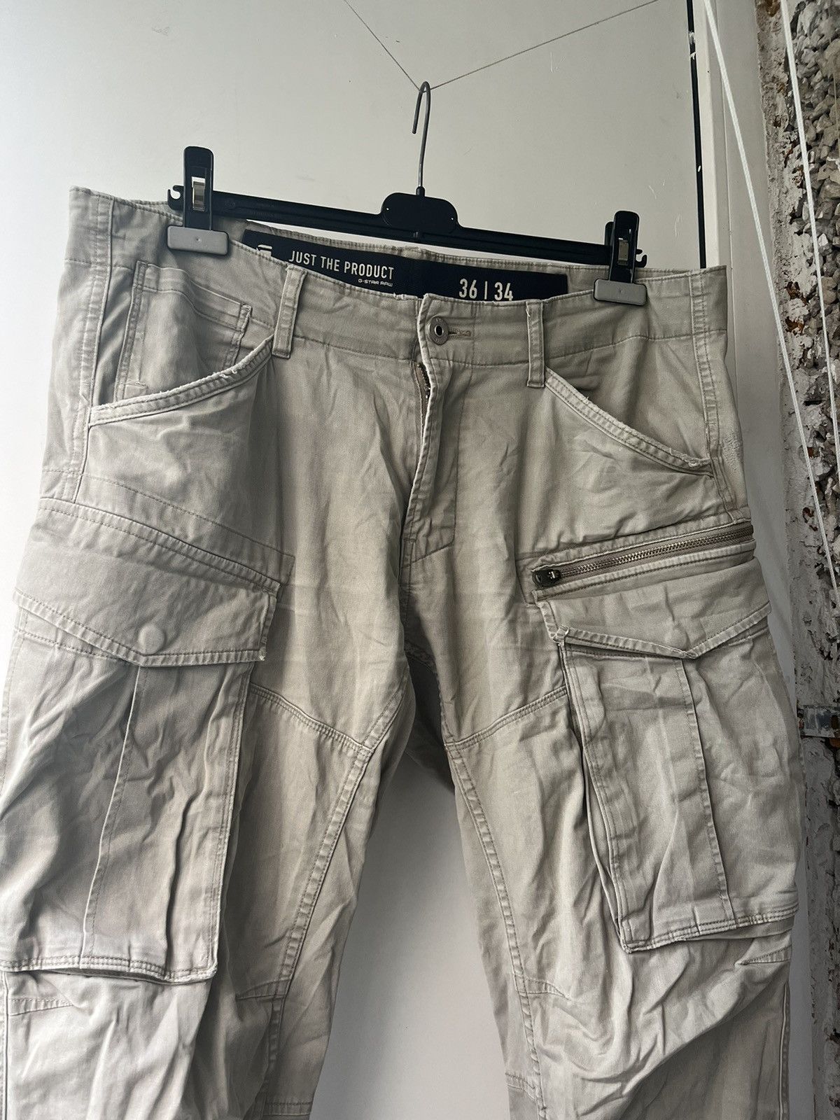 G-Star G Star Raw Multipocket Cargo Pants Streetwear Y2K Size US 36 / EU 52 - 2 Thumbnail