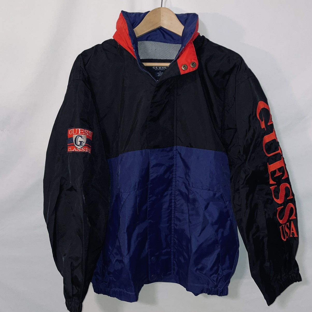 Guess Vintage GUESS Classics Nylon Windbreaker Parka Jacket - Med Size US M / EU 48-50 / 2 - 1 Thumbnail