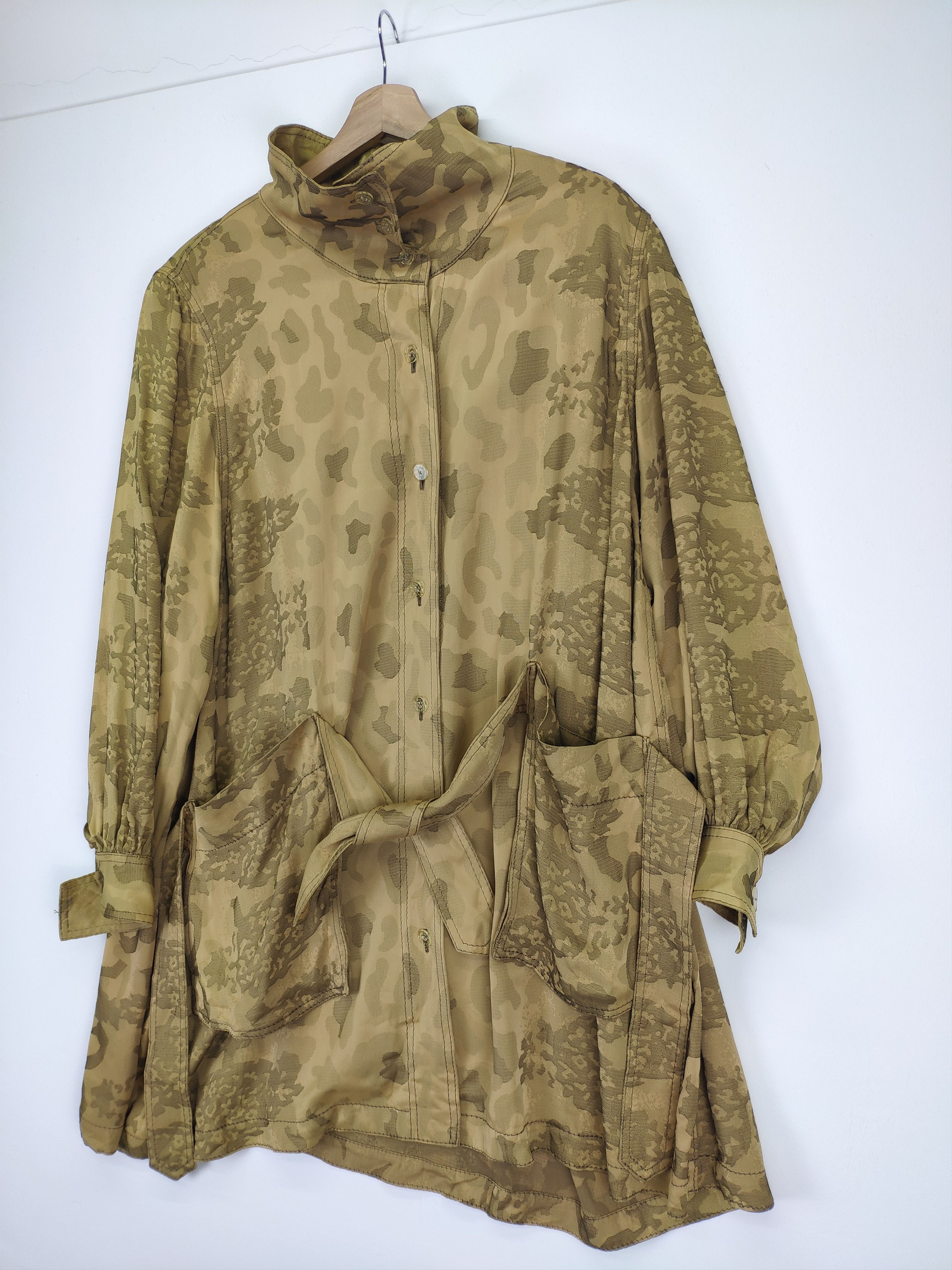Designer × Japanese Brand Vintage Leopard Blouse Long Fullprint Size M / US 6-8 / IT 42-44 - 2 Thumbnail