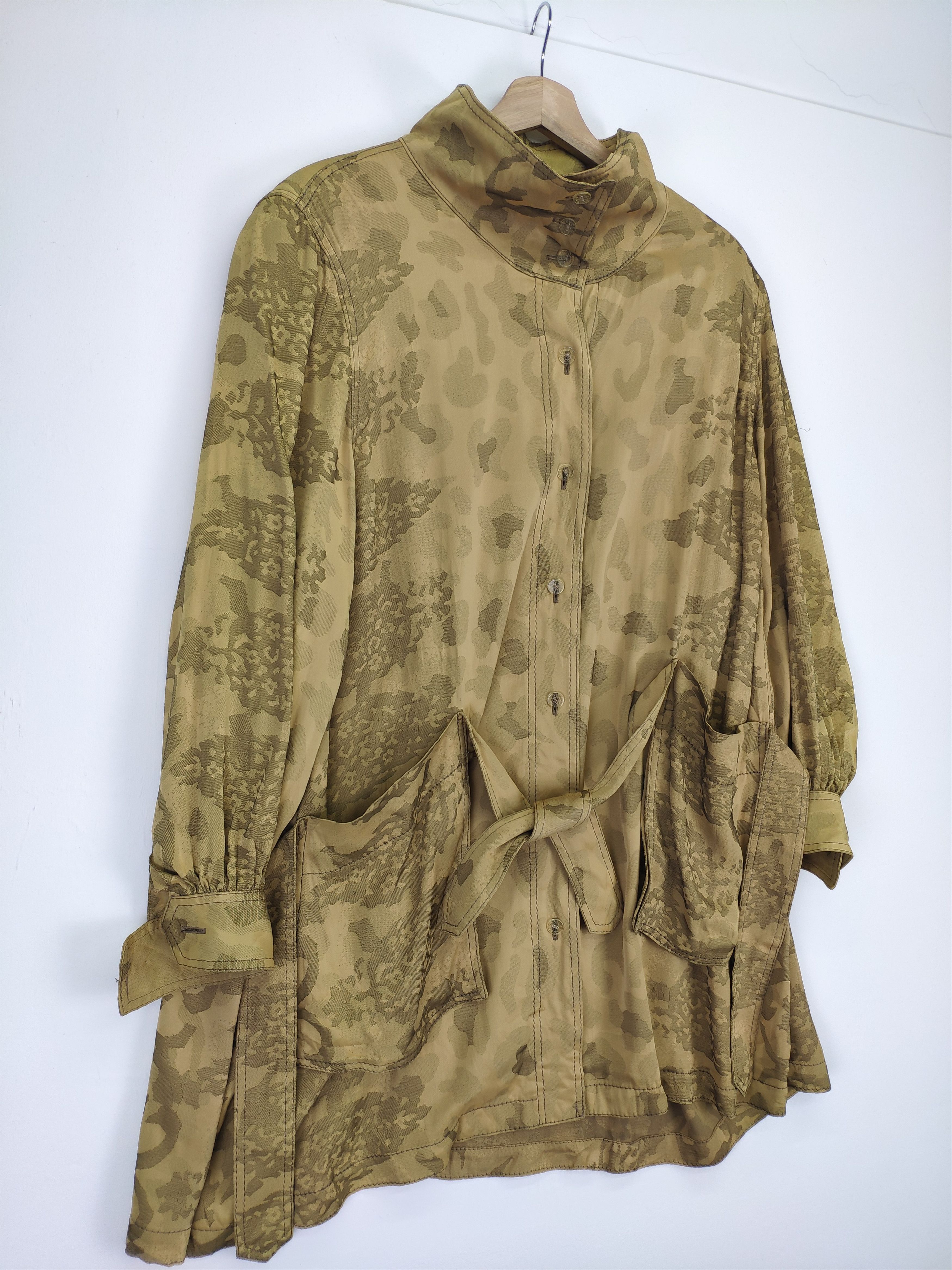 Designer × Japanese Brand Vintage Leopard Blouse Long Fullprint Size M / US 6-8 / IT 42-44 - 3 Thumbnail