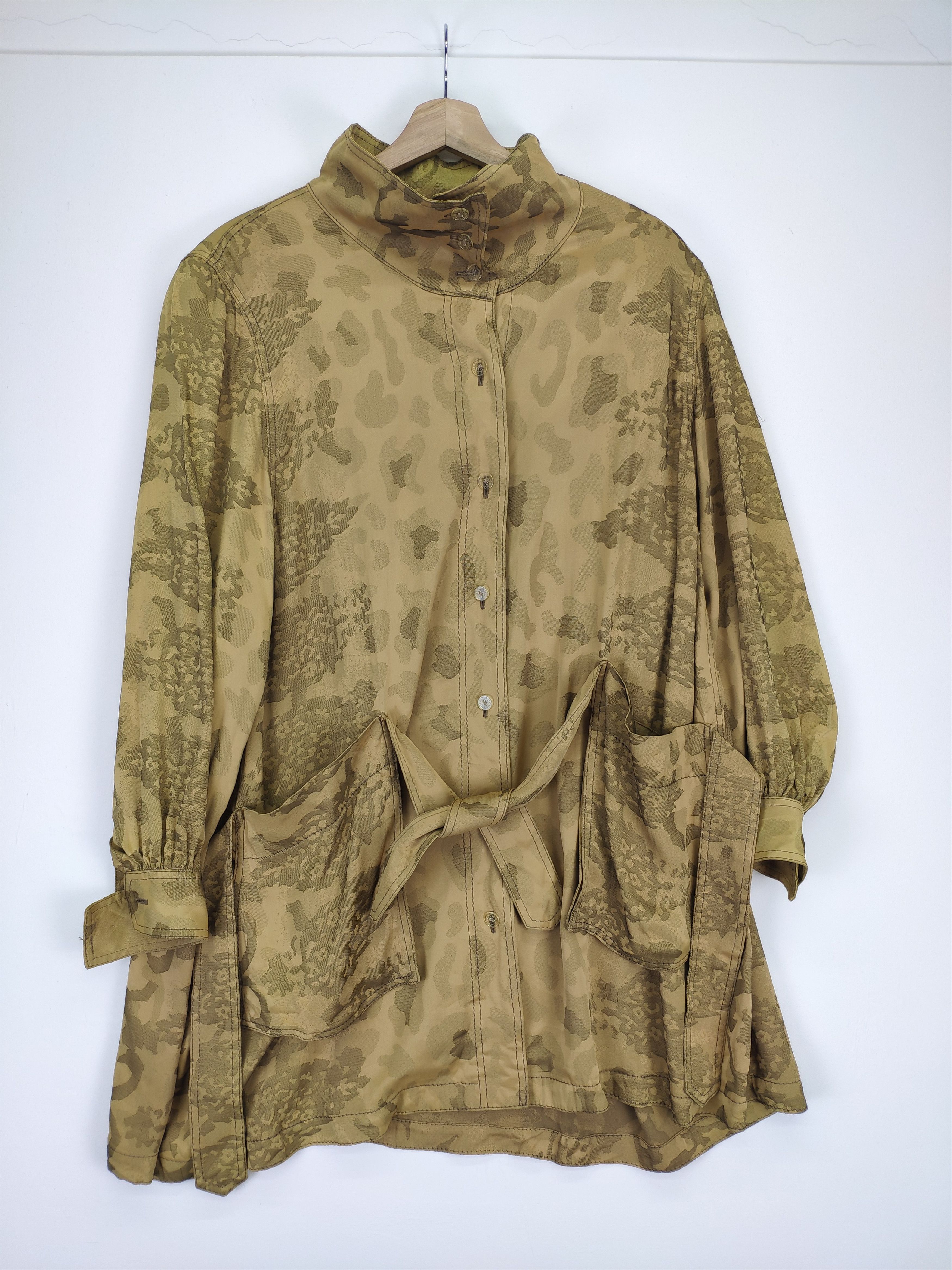 Designer × Japanese Brand Vintage Leopard Blouse Long Fullprint Size M / US 6-8 / IT 42-44 - 1 Thumbnail