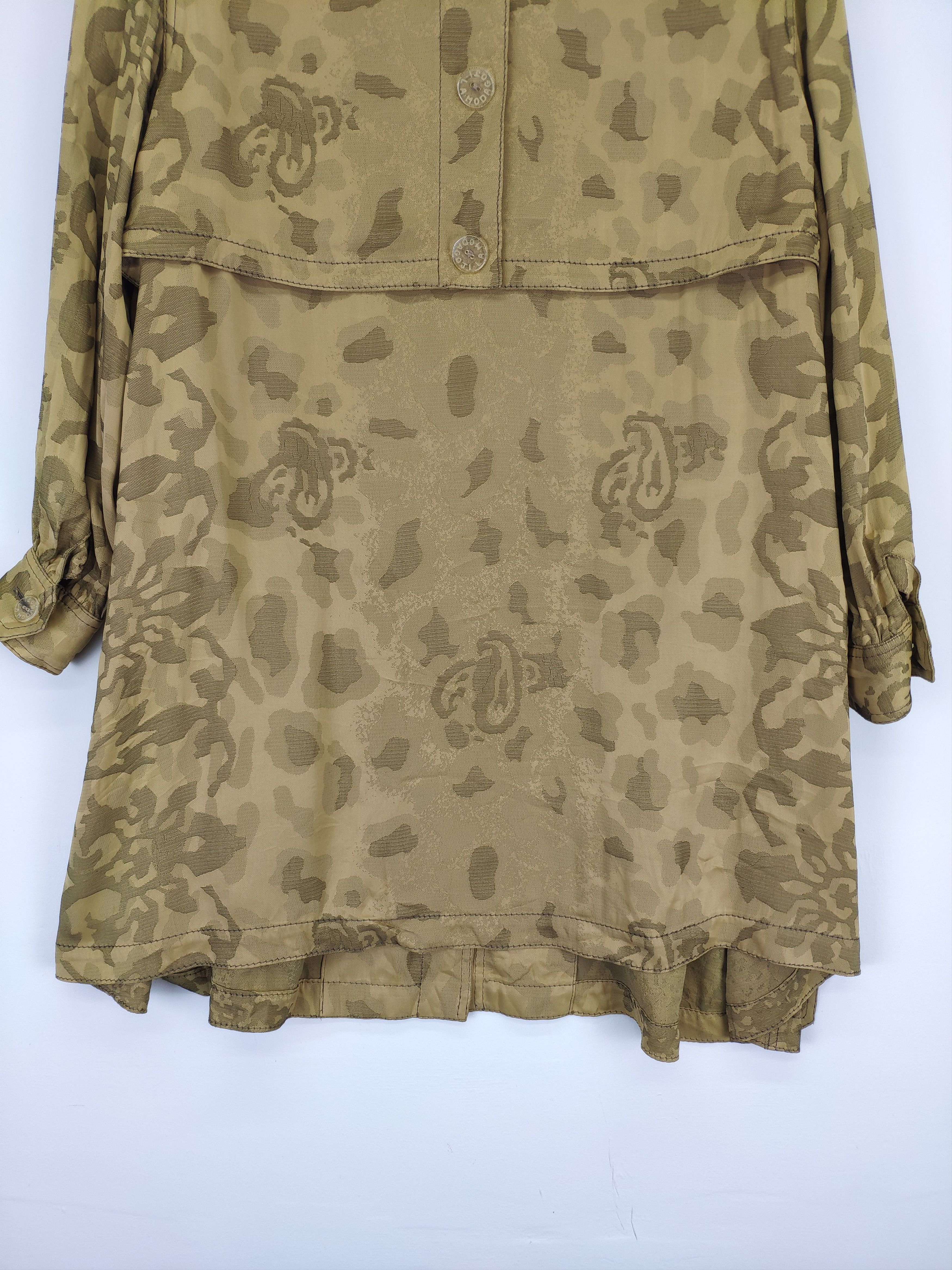 Designer × Japanese Brand Vintage Leopard Blouse Long Fullprint Size M / US 6-8 / IT 42-44 - 14 Thumbnail