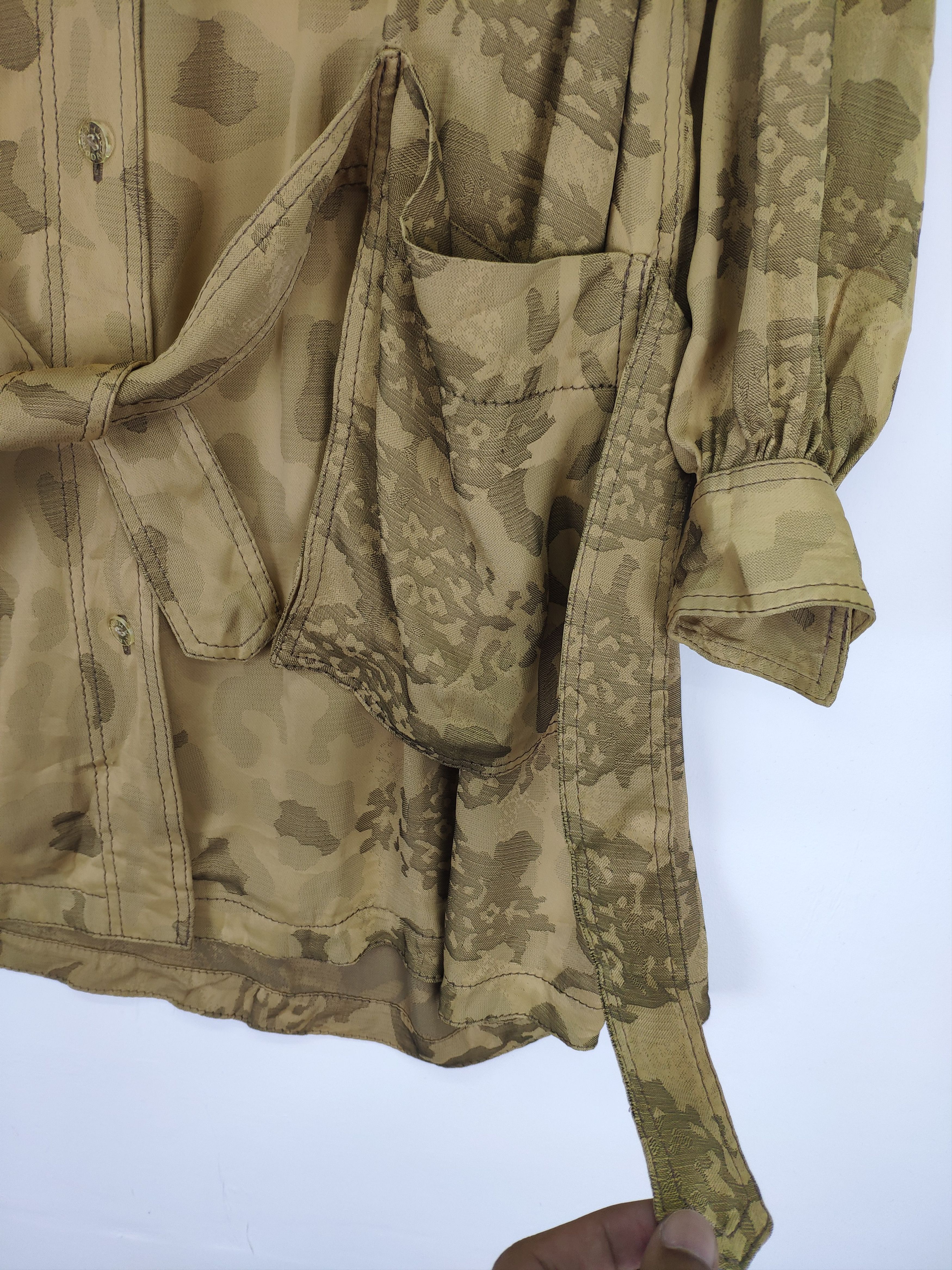 Designer × Japanese Brand Vintage Leopard Blouse Long Fullprint Size M / US 6-8 / IT 42-44 - 8 Thumbnail