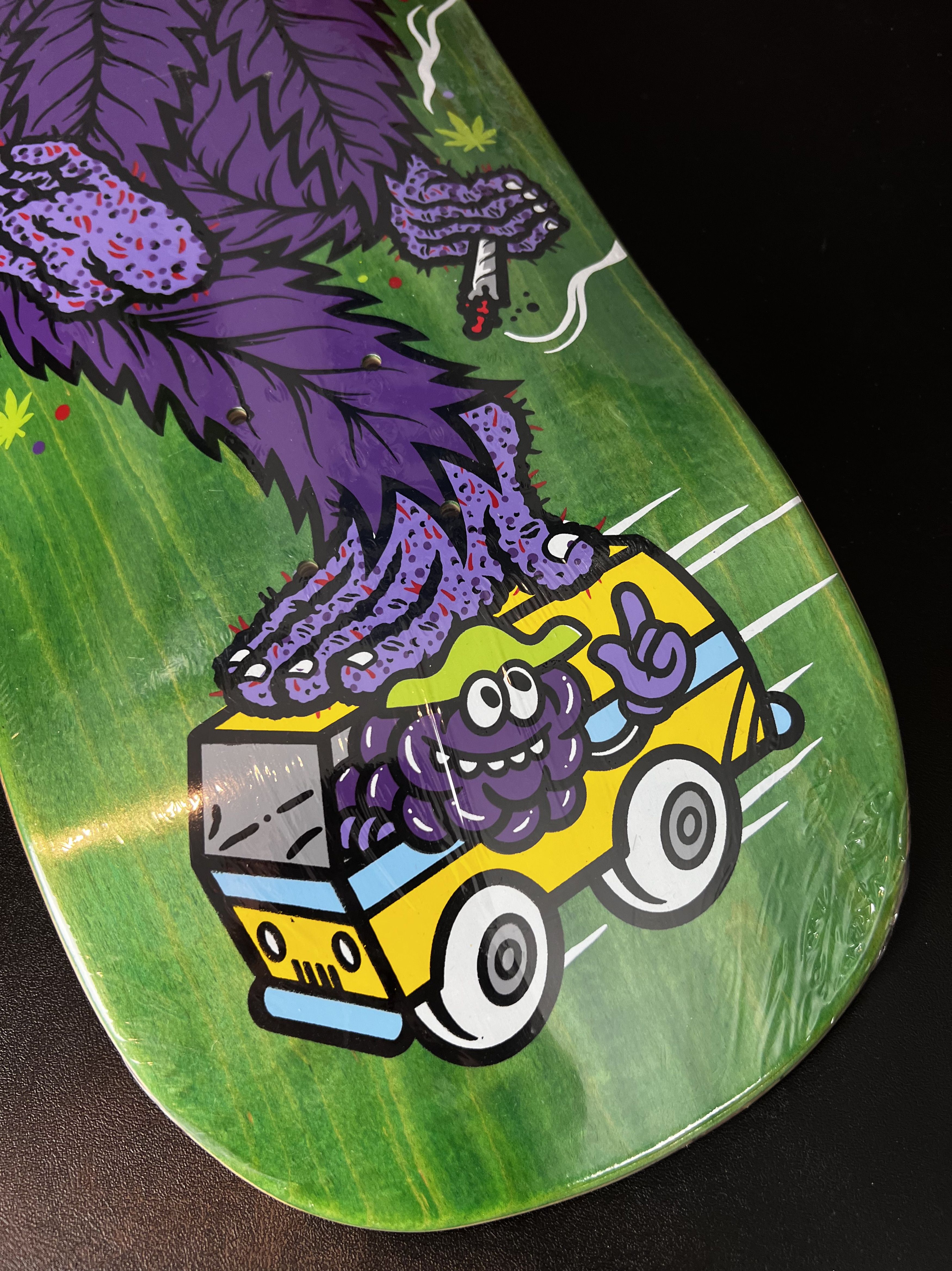 StrangeLove Skateboards StrangeLove Skateboards Grape Ape 9.75 Deck Todd Bratrud Size ONE SIZE - 7 Thumbnail