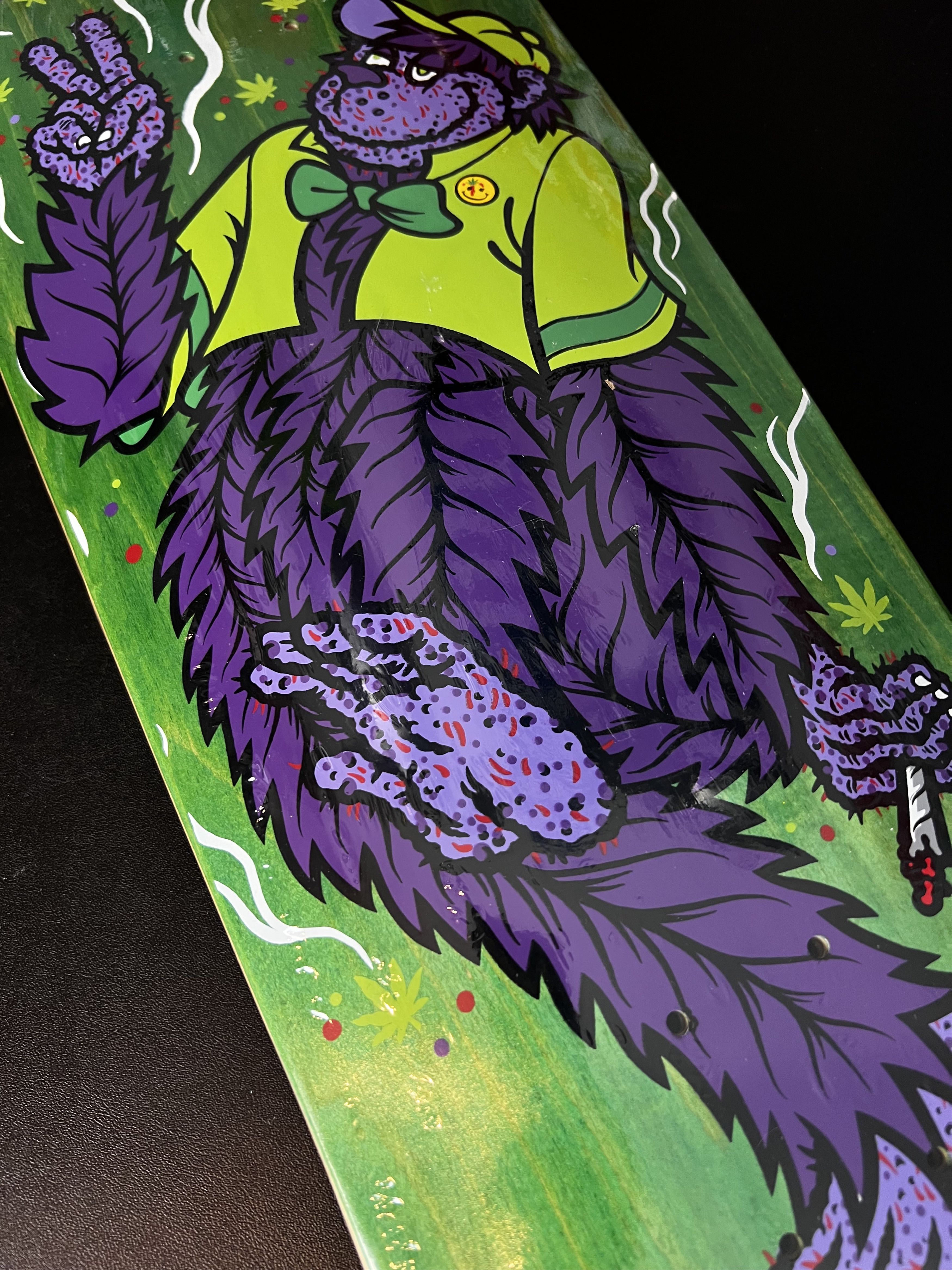 StrangeLove Skateboards StrangeLove Skateboards Grape Ape 9.75 Deck Todd Bratrud Size ONE SIZE - 5 Thumbnail