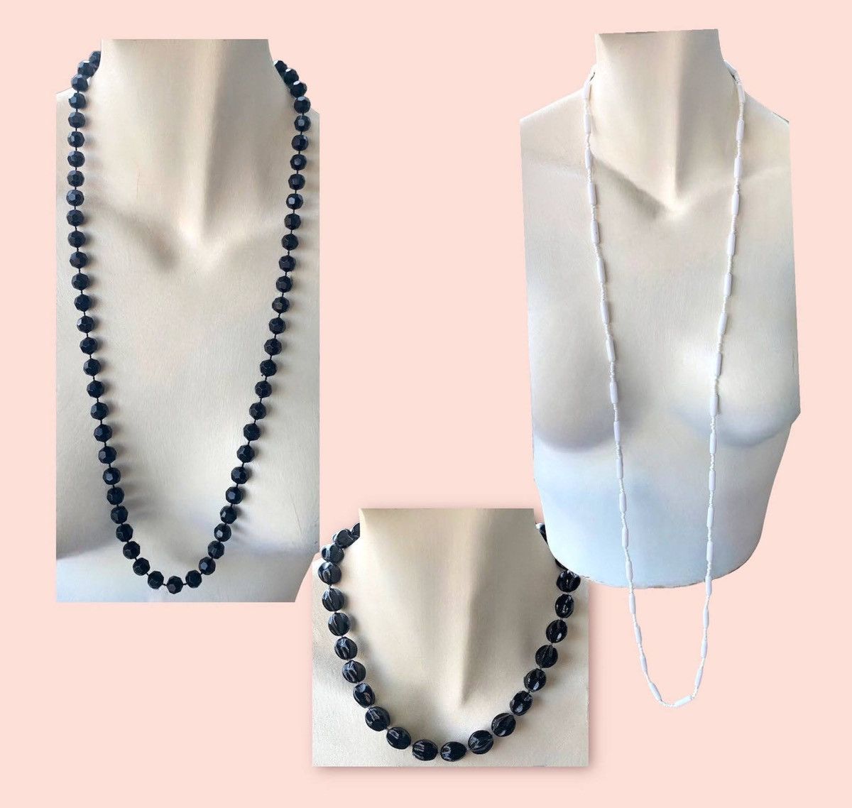 Vintage Vintage Beaded Necklaces Long Mixed Designer Jewelry Lot Size ONE SIZE - 9 Thumbnail