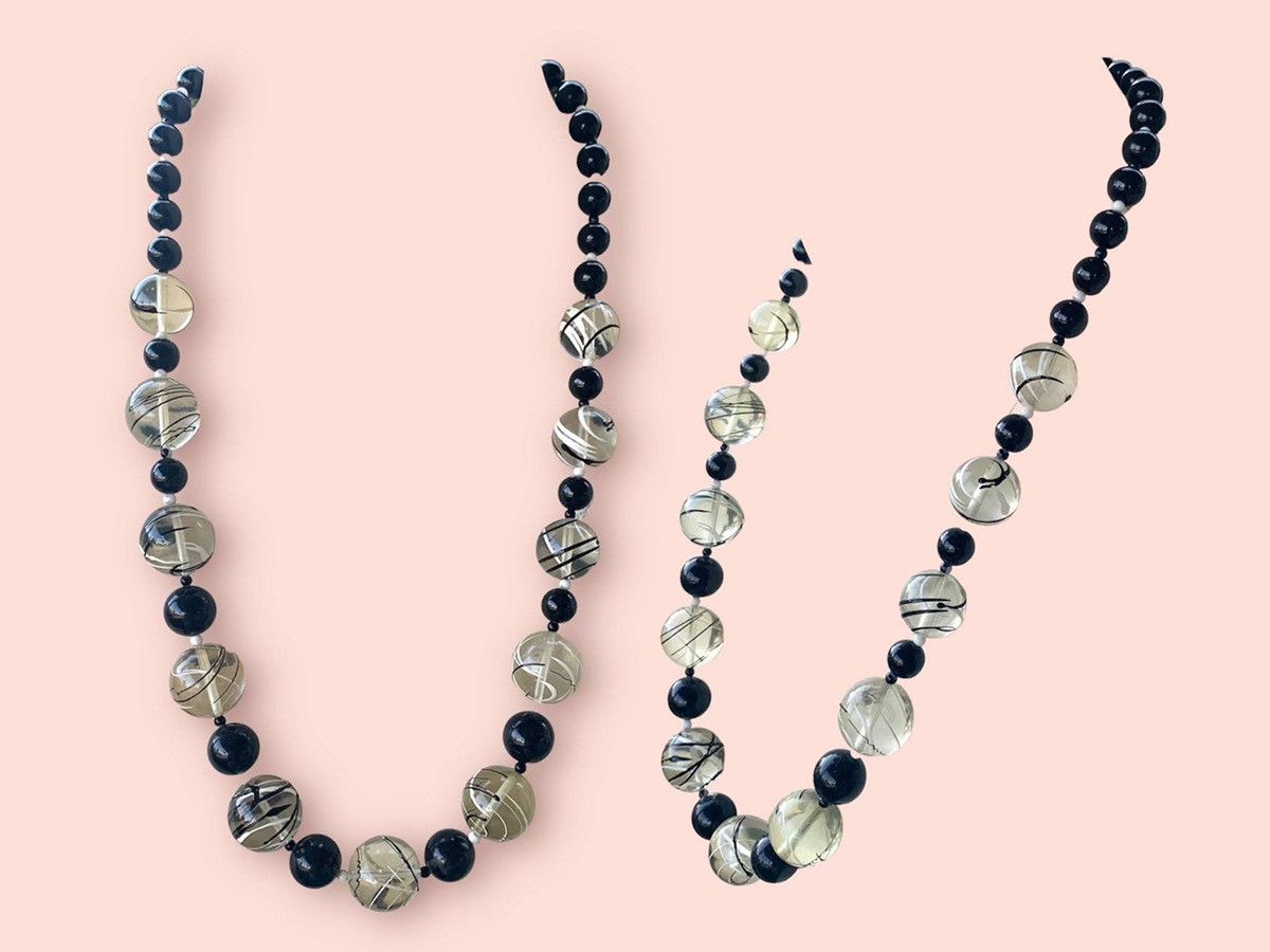 Vintage Vintage Beaded Necklaces Long Mixed Designer Jewelry Lot Size ONE SIZE - 6 Thumbnail