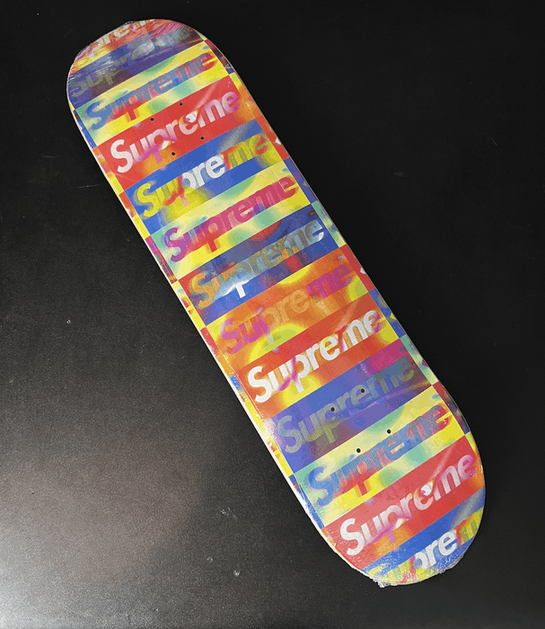 Supreme Supreme Distorted Logo Skateboard Deck Yellow | Grailed