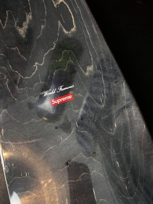 Supreme Supreme Distorted Logo Skateboard Deck Yellow | Grailed